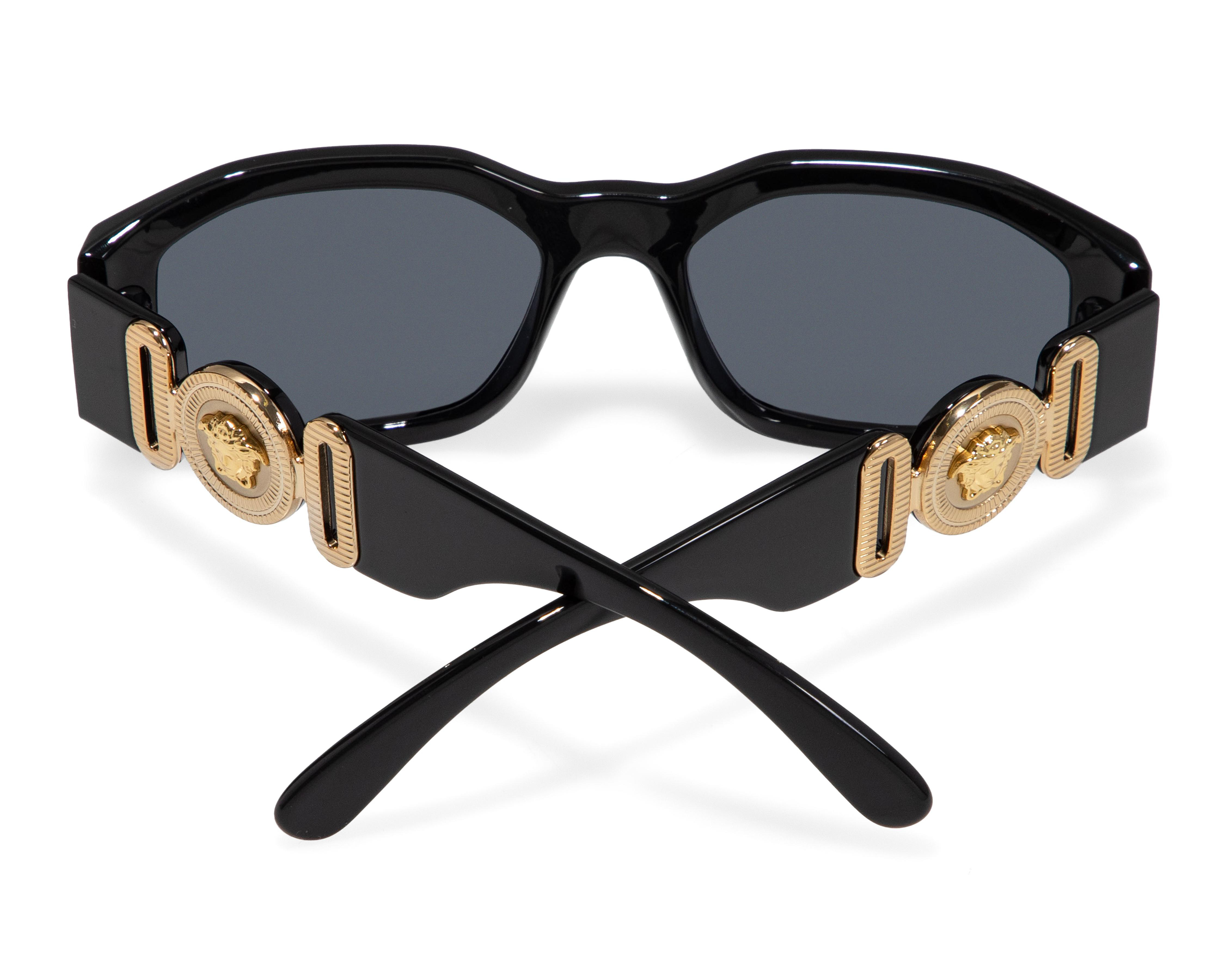Foto 4 pulgar | Lentes de Sol Unisex Versace Rectangulares Negros