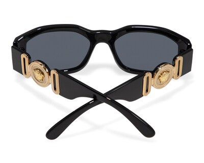 Foto 3 | Lentes de Sol Unisex Versace Rectangulares Negros