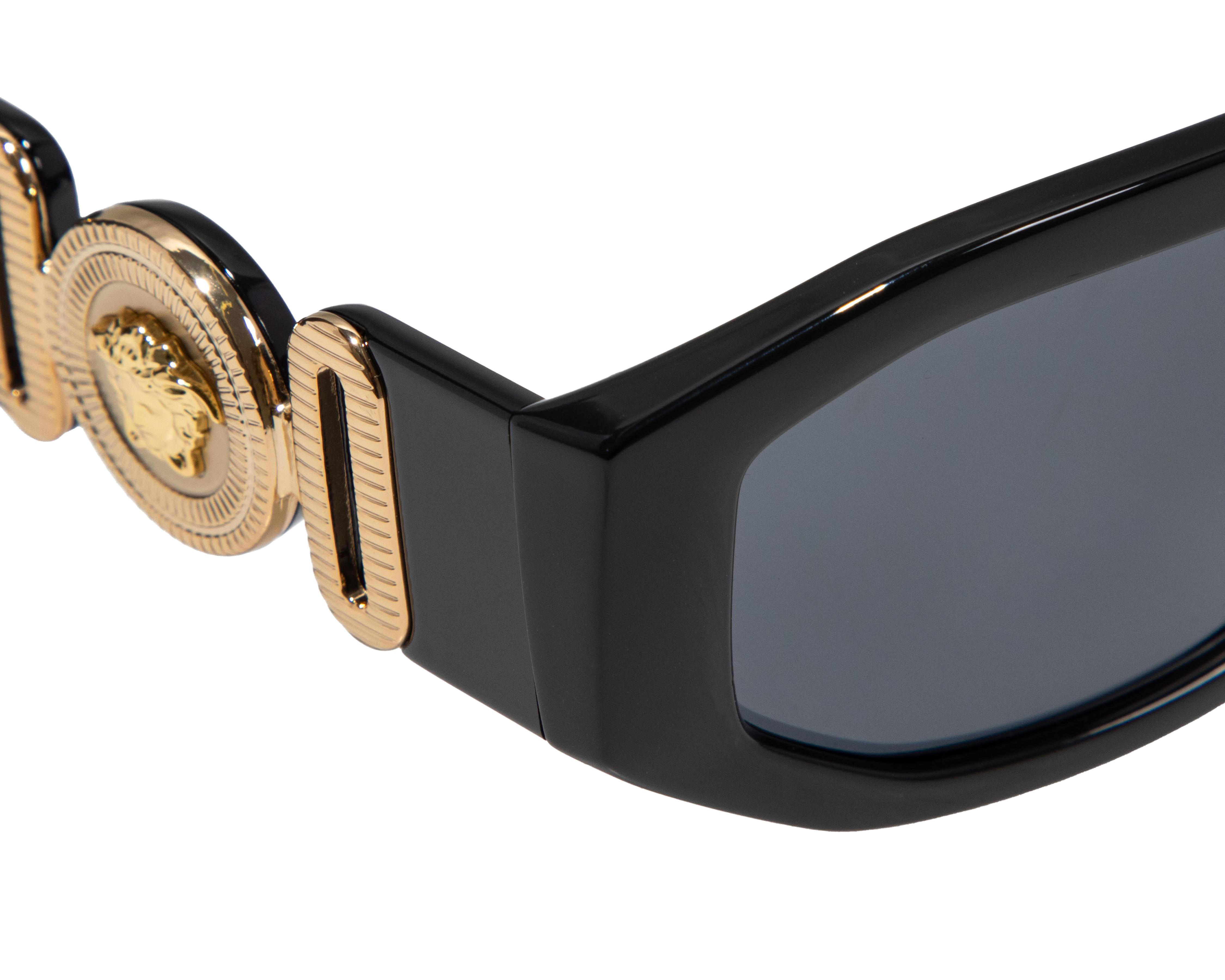 Foto 5 pulgar | Lentes de Sol Unisex Versace Rectangulares Negros
