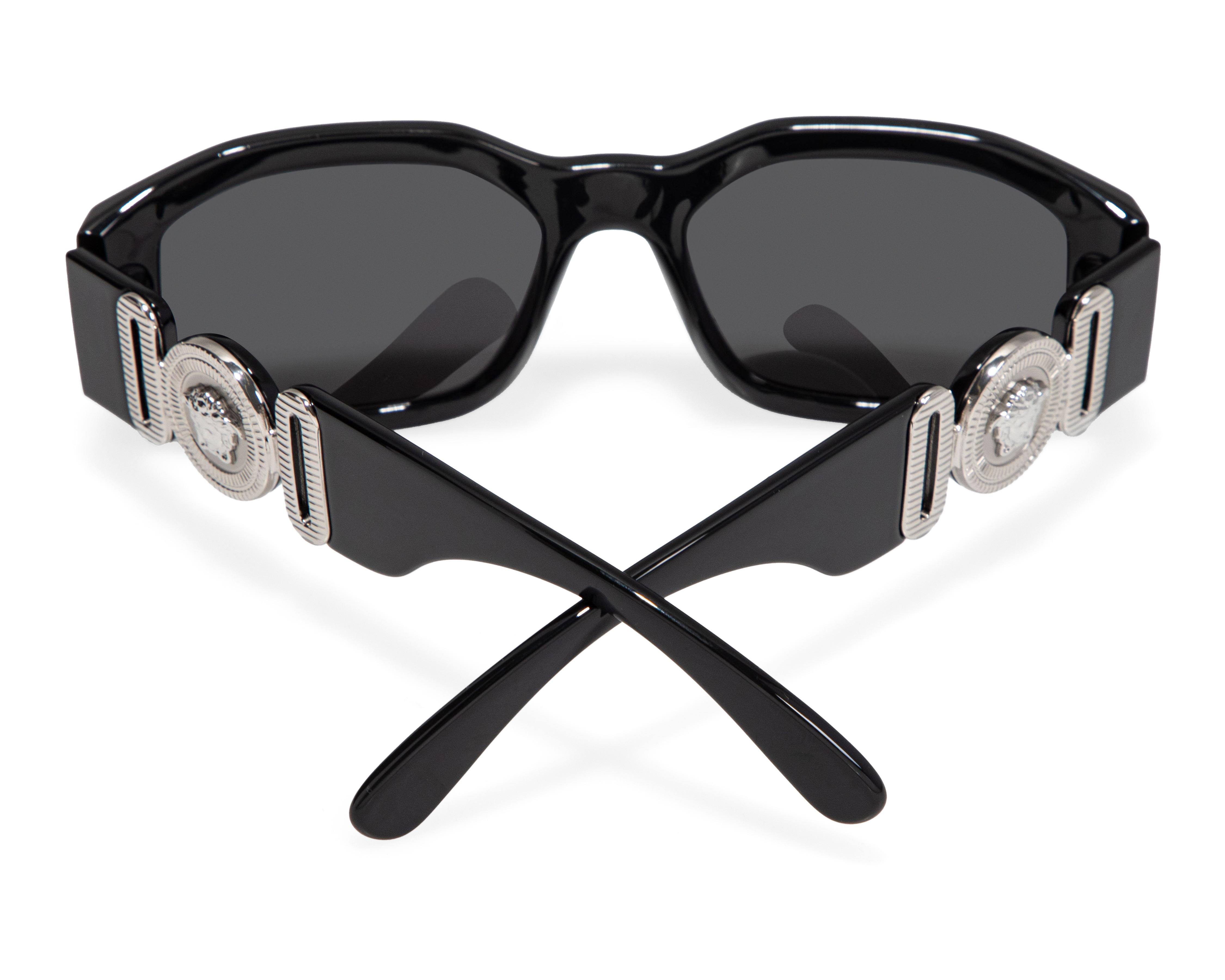 Foto 3 | Lentes de Sol Unisex Versace Rectangulares Negros