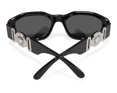 Foto 3 | Lentes de Sol Unisex Versace Rectangulares Negros