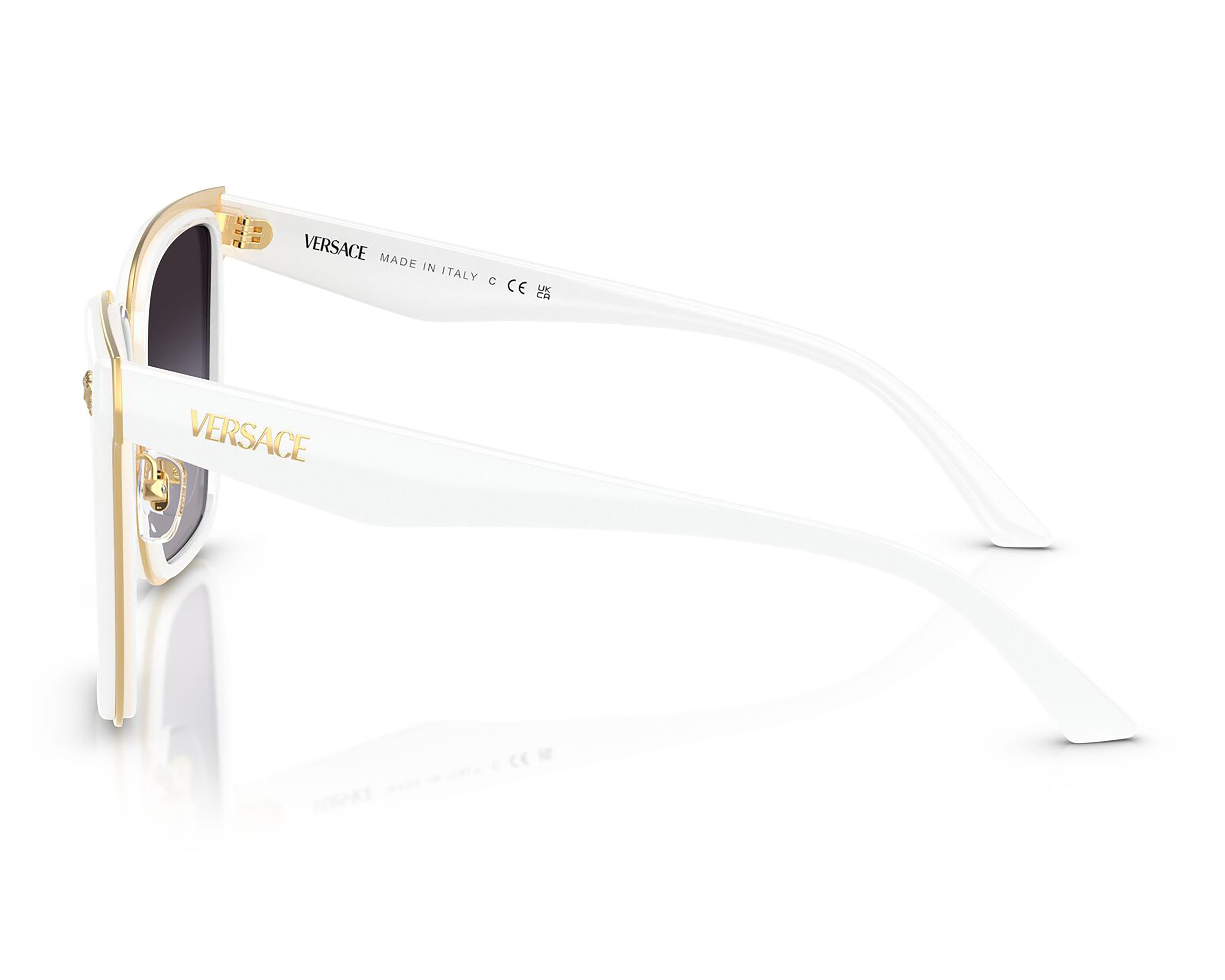 Foto 5 pulgar | Lentes de Sol para Mujer Versace Cuadrados Blancos