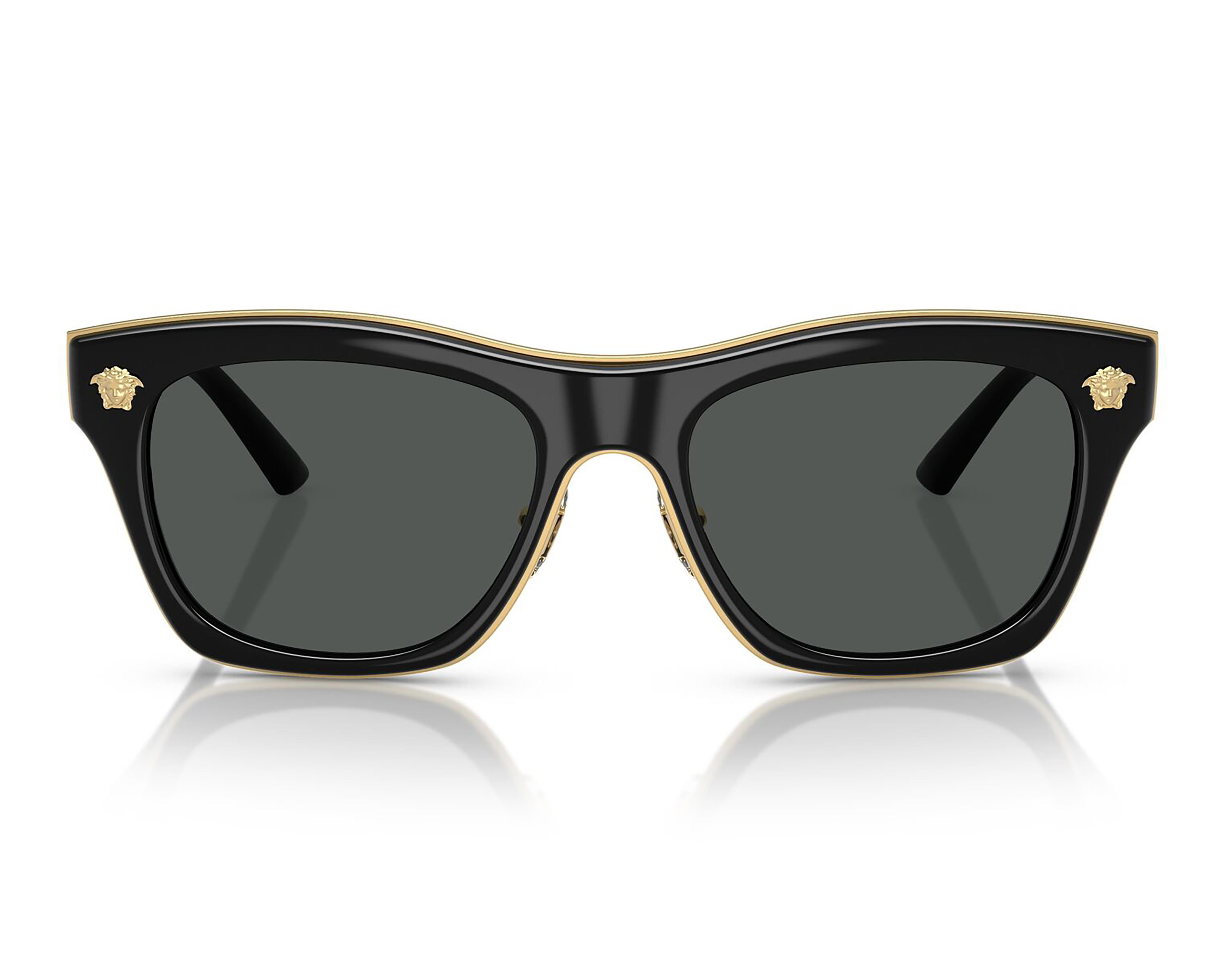 Foto 3 pulgar | Lentes de Sol para Mujer Versace Wayfarer Negros