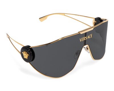 Foto 1 | Lentes de Sol para Mujer Versace Rectangulares Dorados