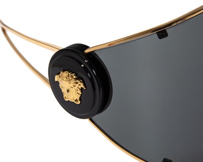 Foto 4 | Lentes de Sol para Mujer Versace Rectangulares Dorados