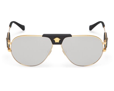 Foto 2 | Lentes de Sol Unisex Versace Aviador Dorados