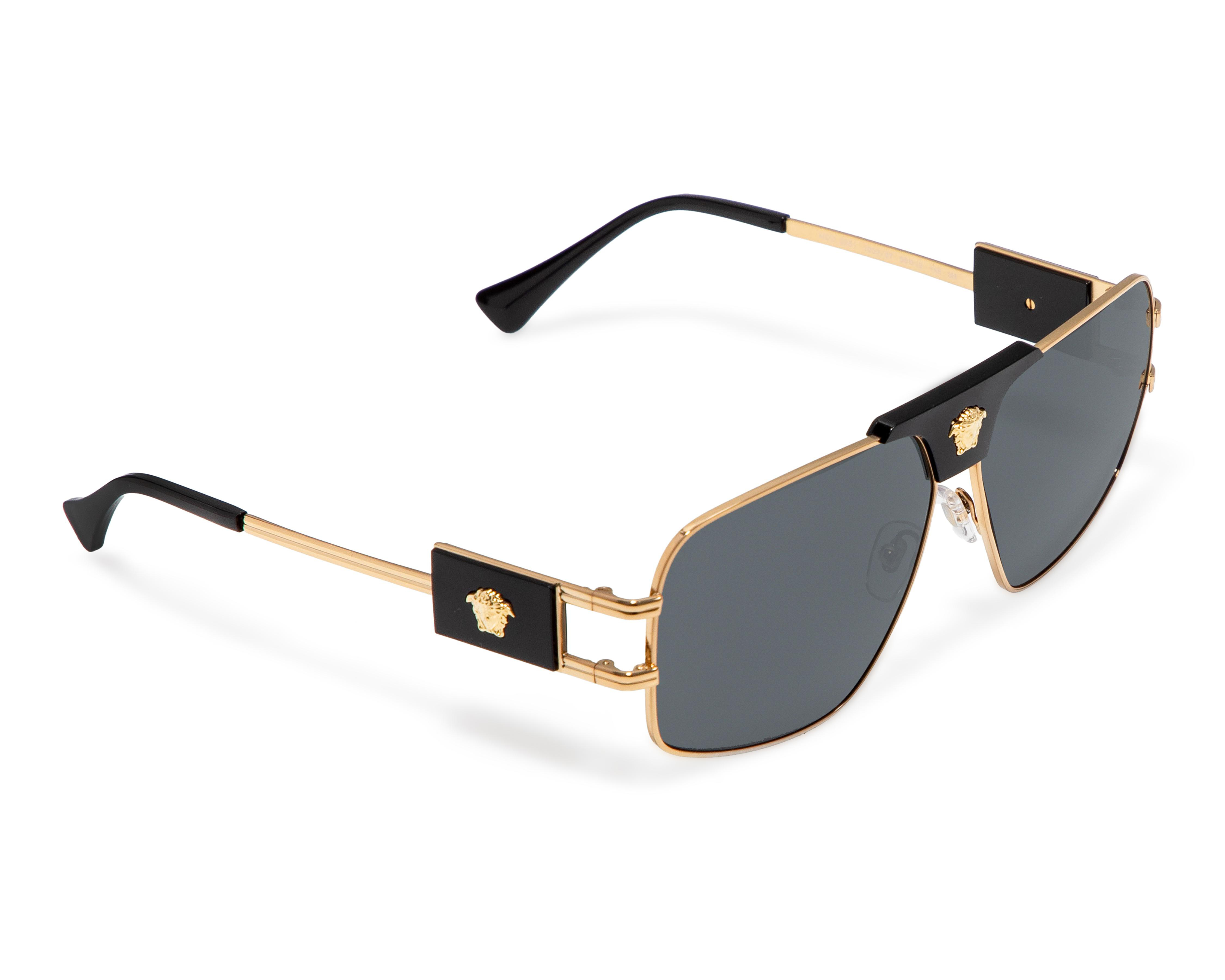 Foto 1 | Lentes de Sol Unisex Versace Aviador Dorados