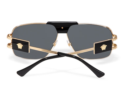 Foto 3 | Lentes de Sol Unisex Versace Aviador Dorados