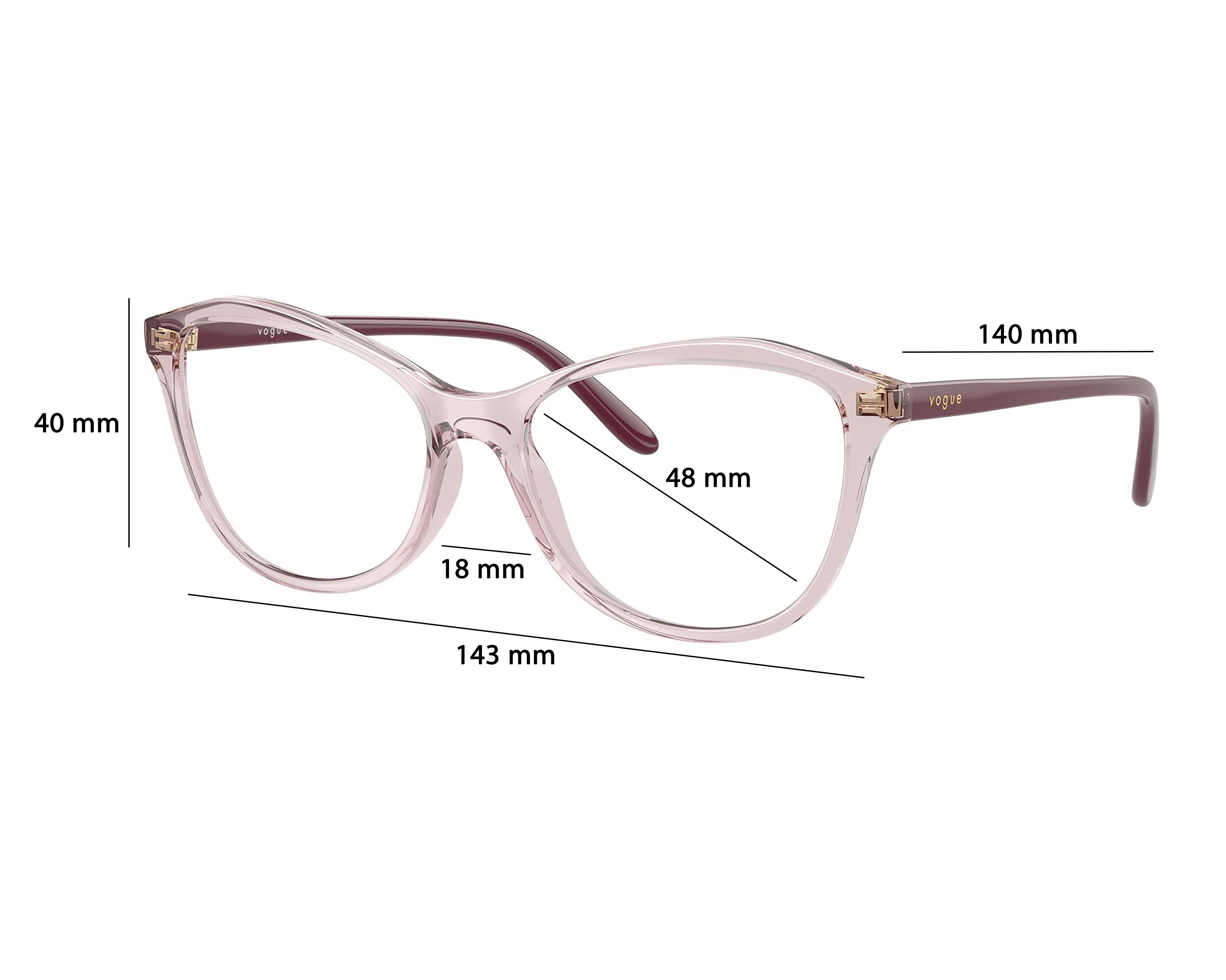 Foto 6 | Armazón Oftálmico para Mujer Vogue Cat Eye Rosa