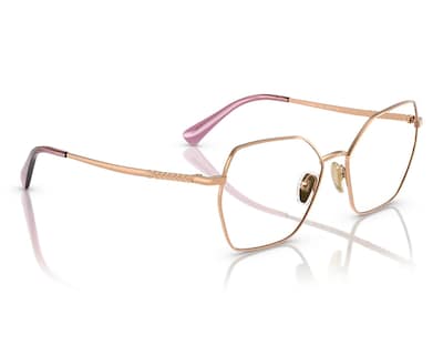 Foto 1 | Armazón Oftálmico para Mujer Vogue Hexagonal Dorado