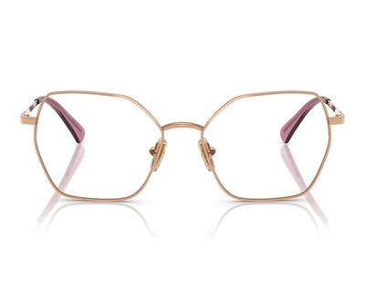 Foto 2 | Armazón Oftálmico para Mujer Vogue Hexagonal Dorado