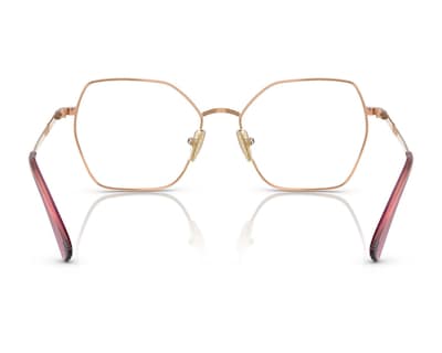 Foto 3 | Armazón Oftálmico para Mujer Vogue Hexagonal Dorado