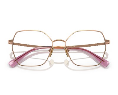 Foto 5 | Armazón Oftálmico para Mujer Vogue Hexagonal Dorado