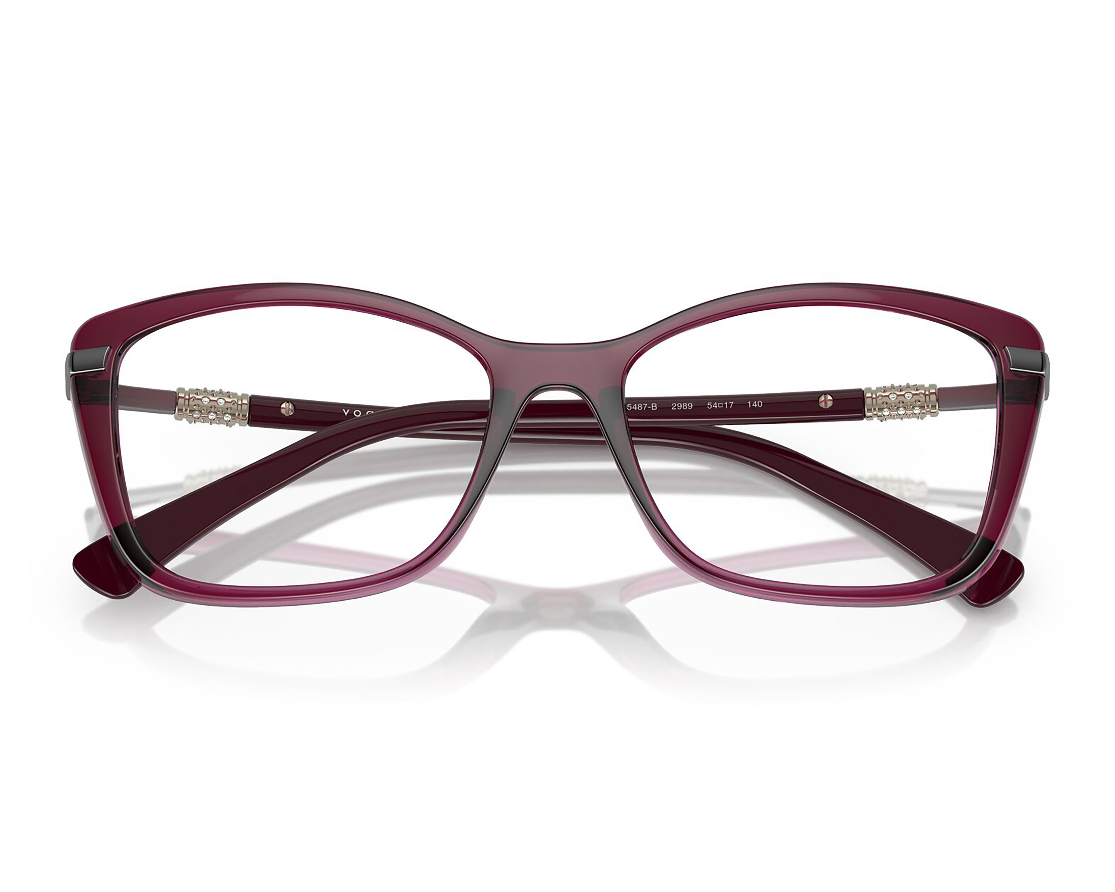 Foto 5 | Armazón Oftálmico para Mujer Vogue Cat Eye Tinto