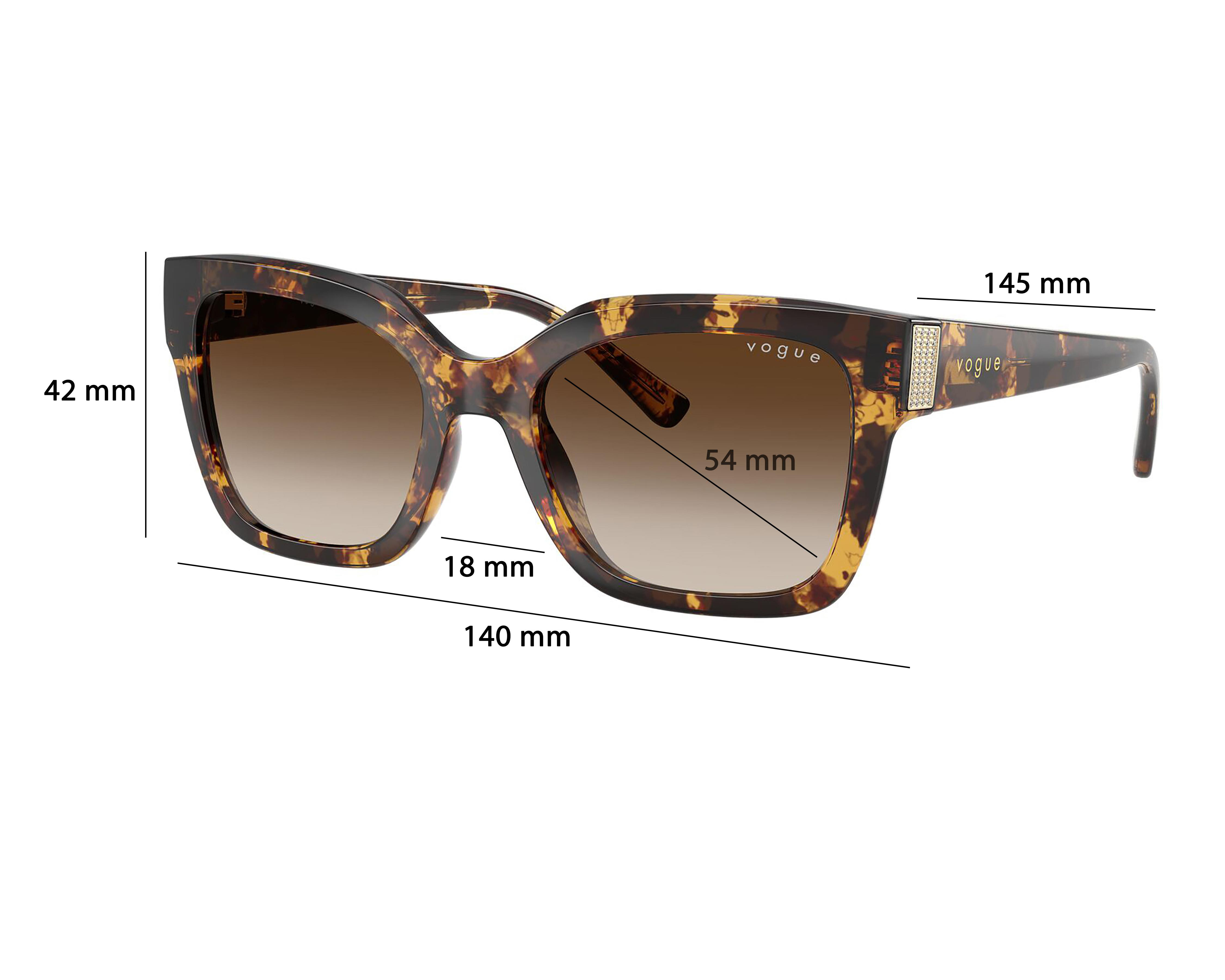 Foto 7 pulgar | Lentes de Sol para Mujer Vogue Cuadrados Havana