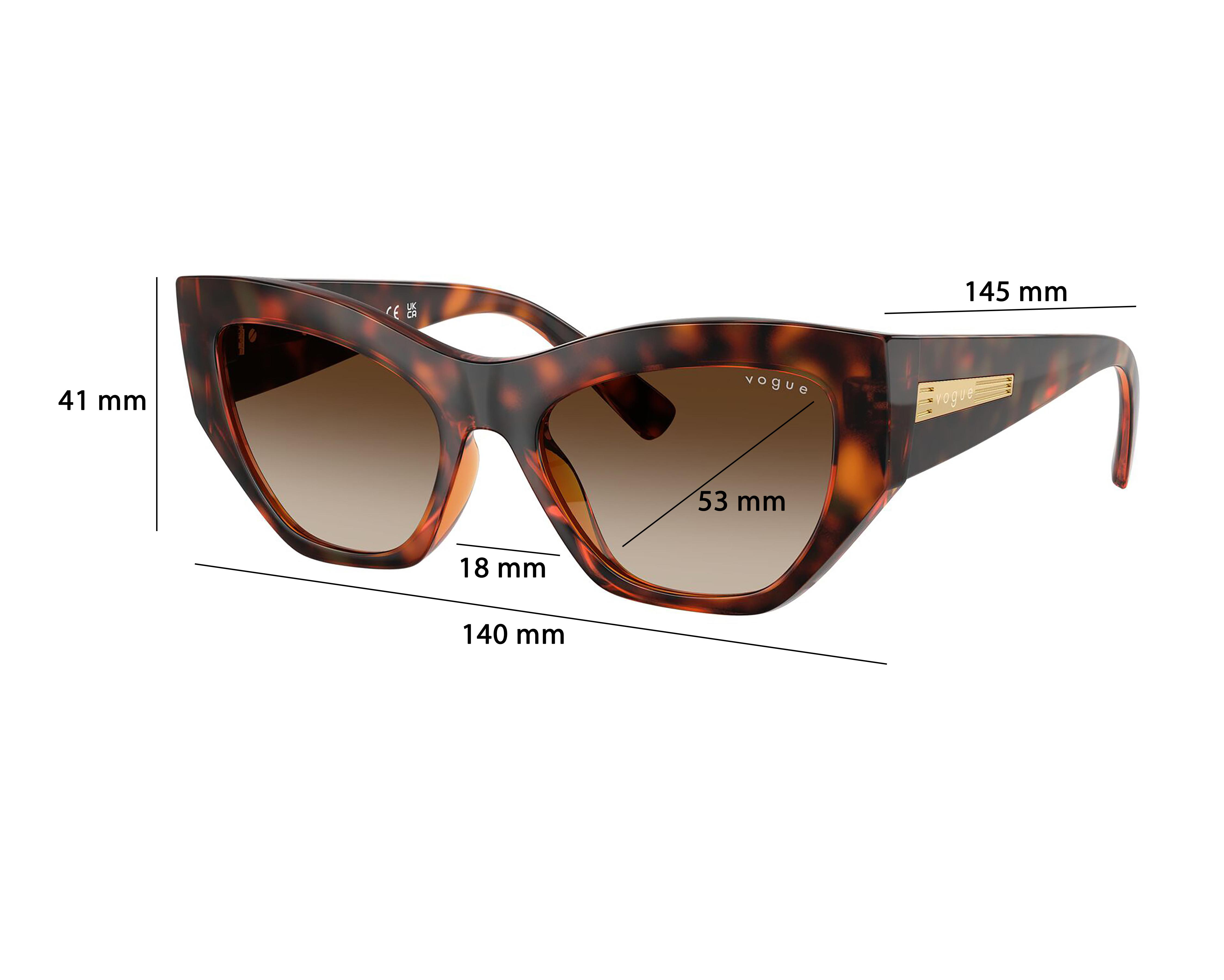 Foto 7 pulgar | Lentes de Sol para Mujer Vogue Cat Eye Havana