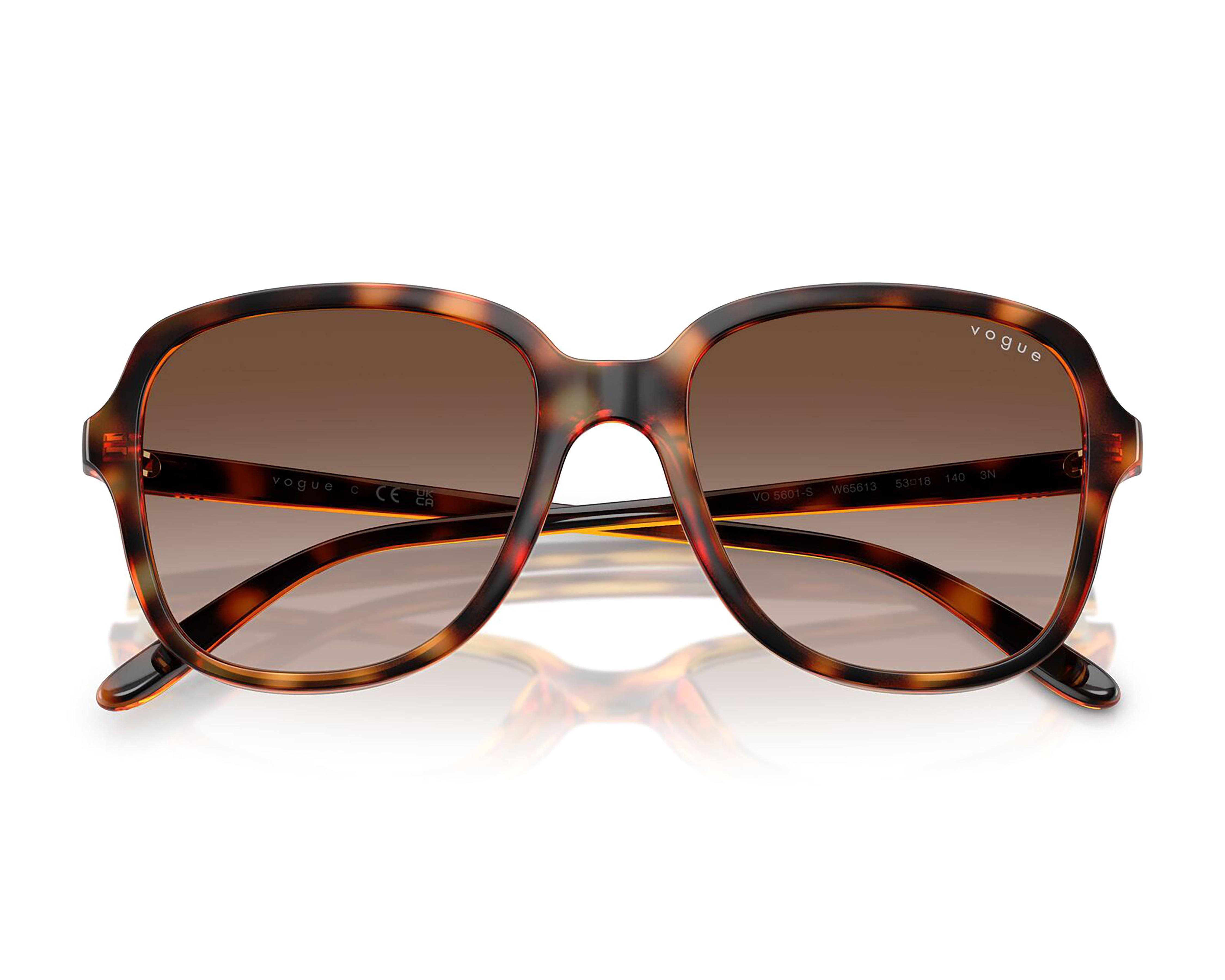 Foto 6 pulgar | Lentes de Sol para Mujer Vogue Cuadrados Cafés