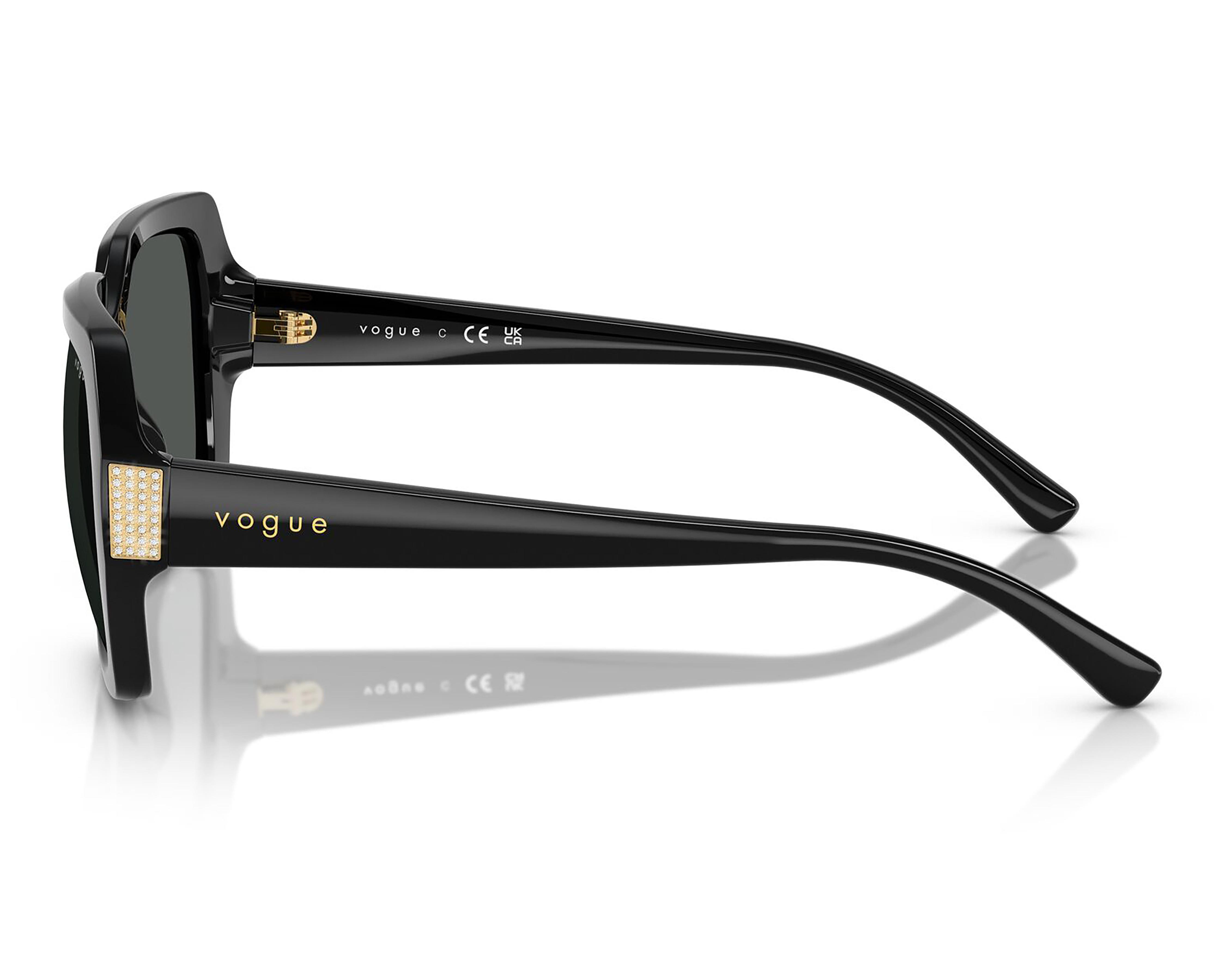 Foto 5 pulgar | Lentes de Sol para Mujer Vogue Cuadrados Negros