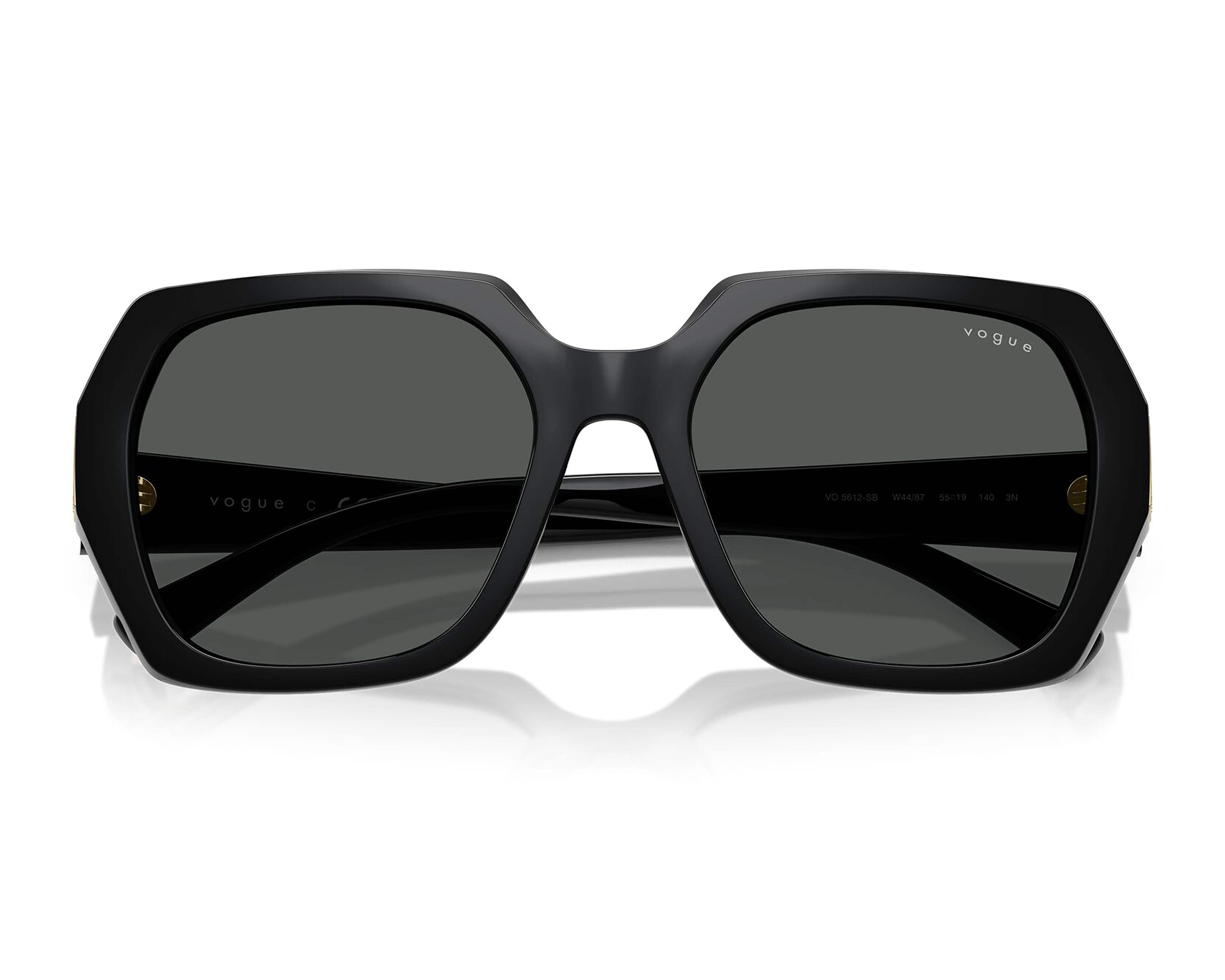 Foto 6 pulgar | Lentes de Sol para Mujer Vogue Cuadrados Negros