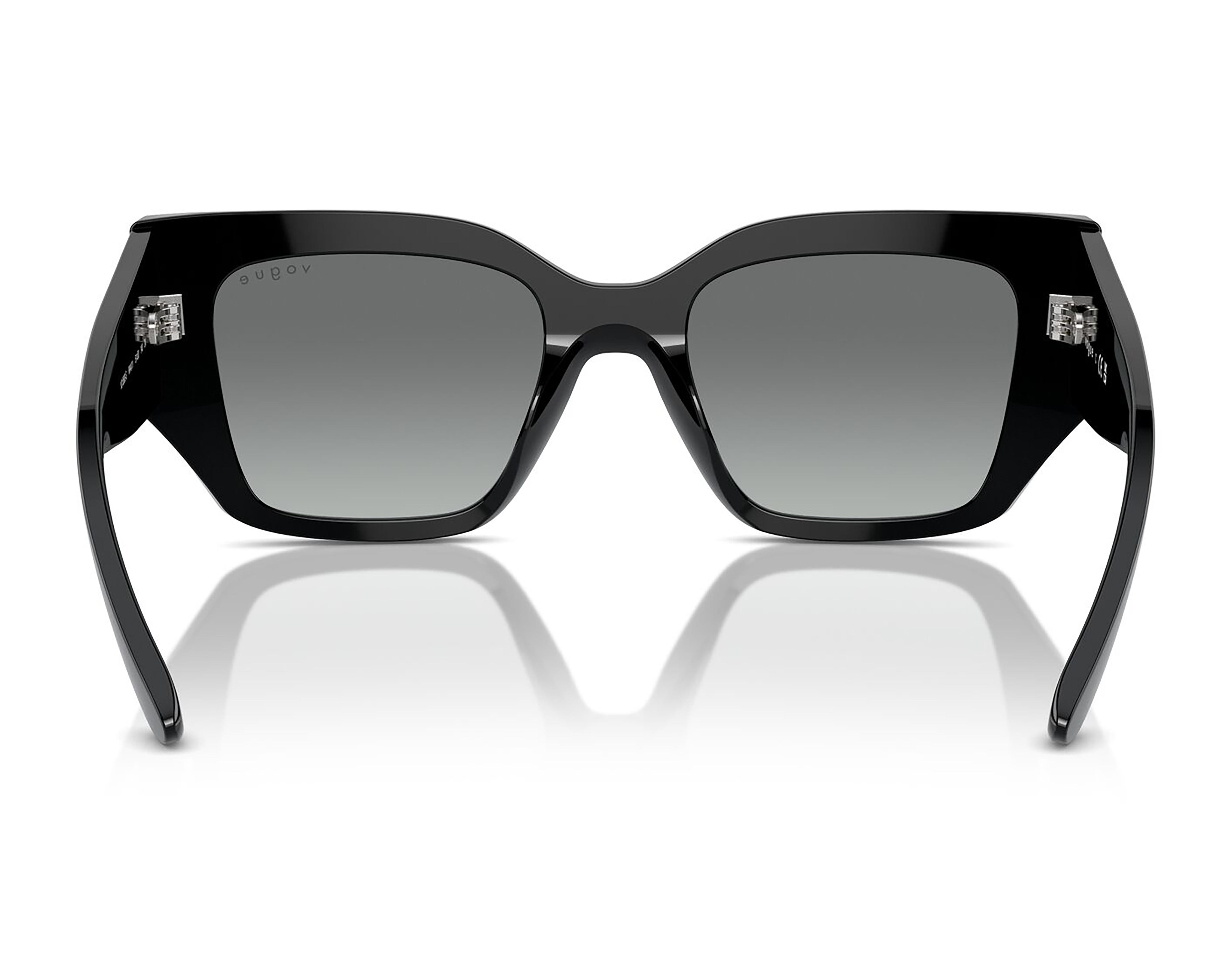 Foto 4 pulgar | Lentes de Sol para Mujer Vogue Rectangular Negro