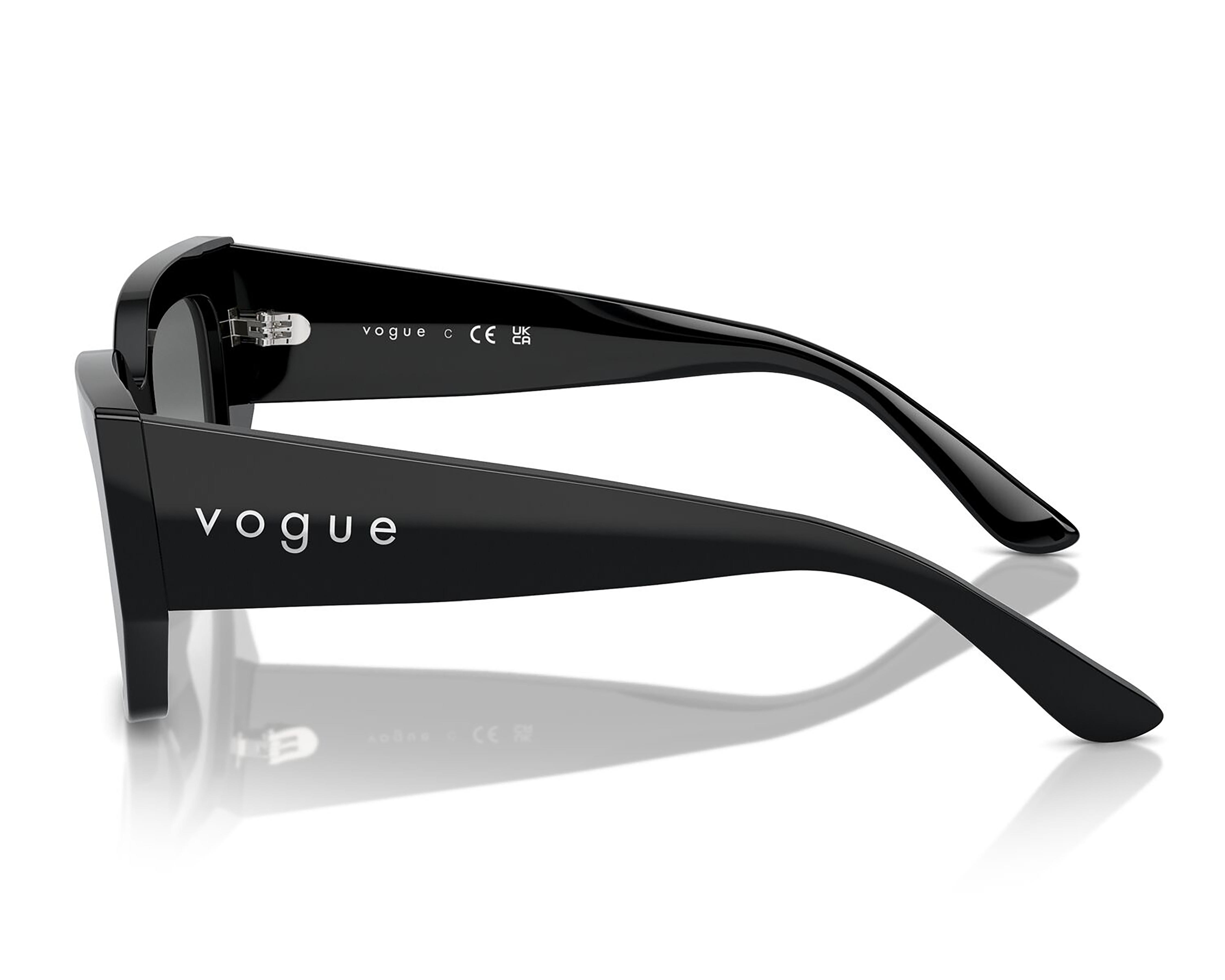 Foto 5 pulgar | Lentes de Sol para Mujer Vogue Rectangular Negro