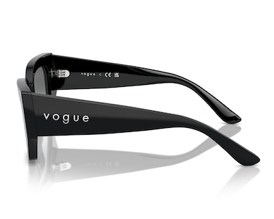 Foto 4 | Lentes de Sol para Mujer Vogue Rectangular Negro