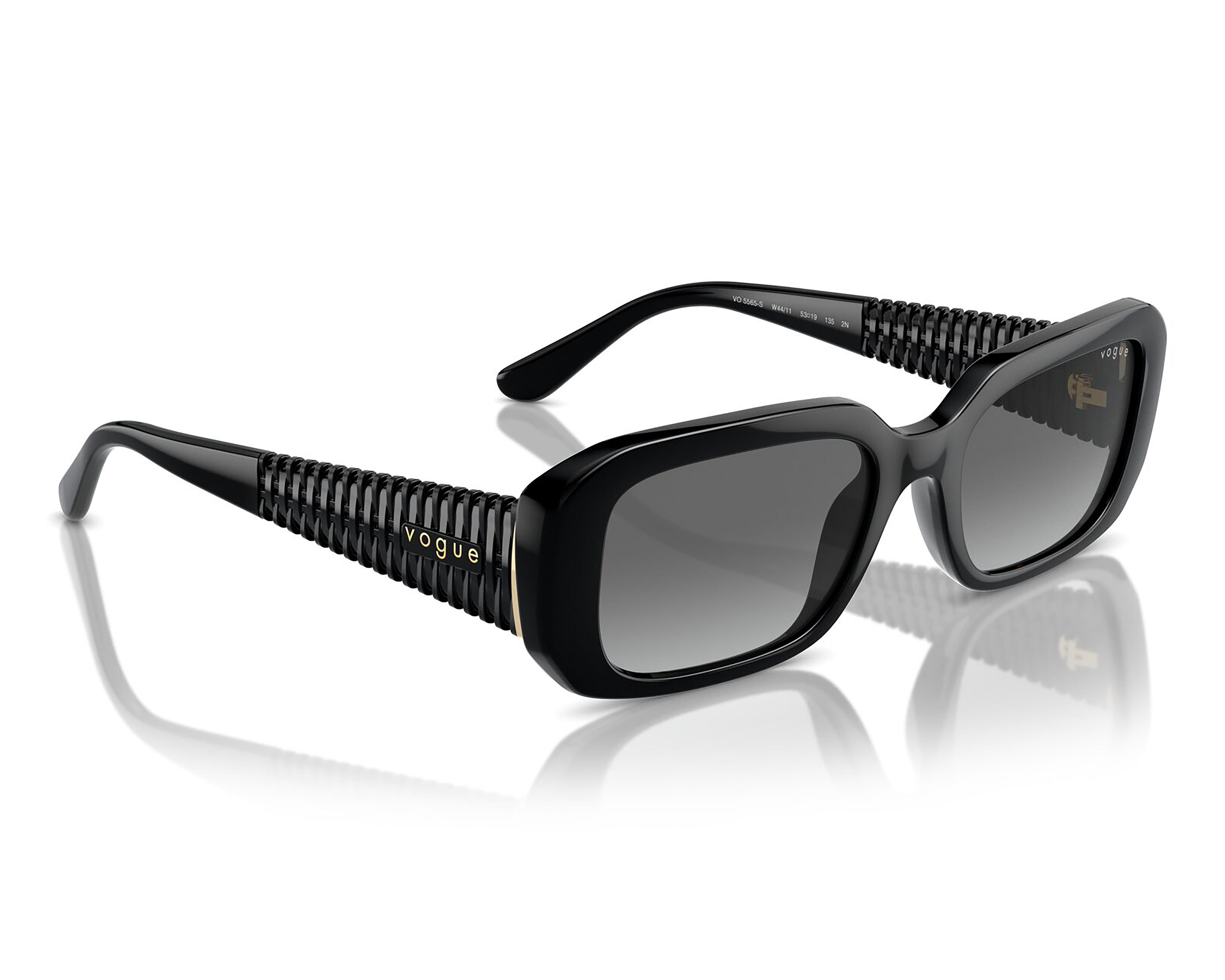 Lentes de Sol para Mujer Vogue Rectangulares Negros