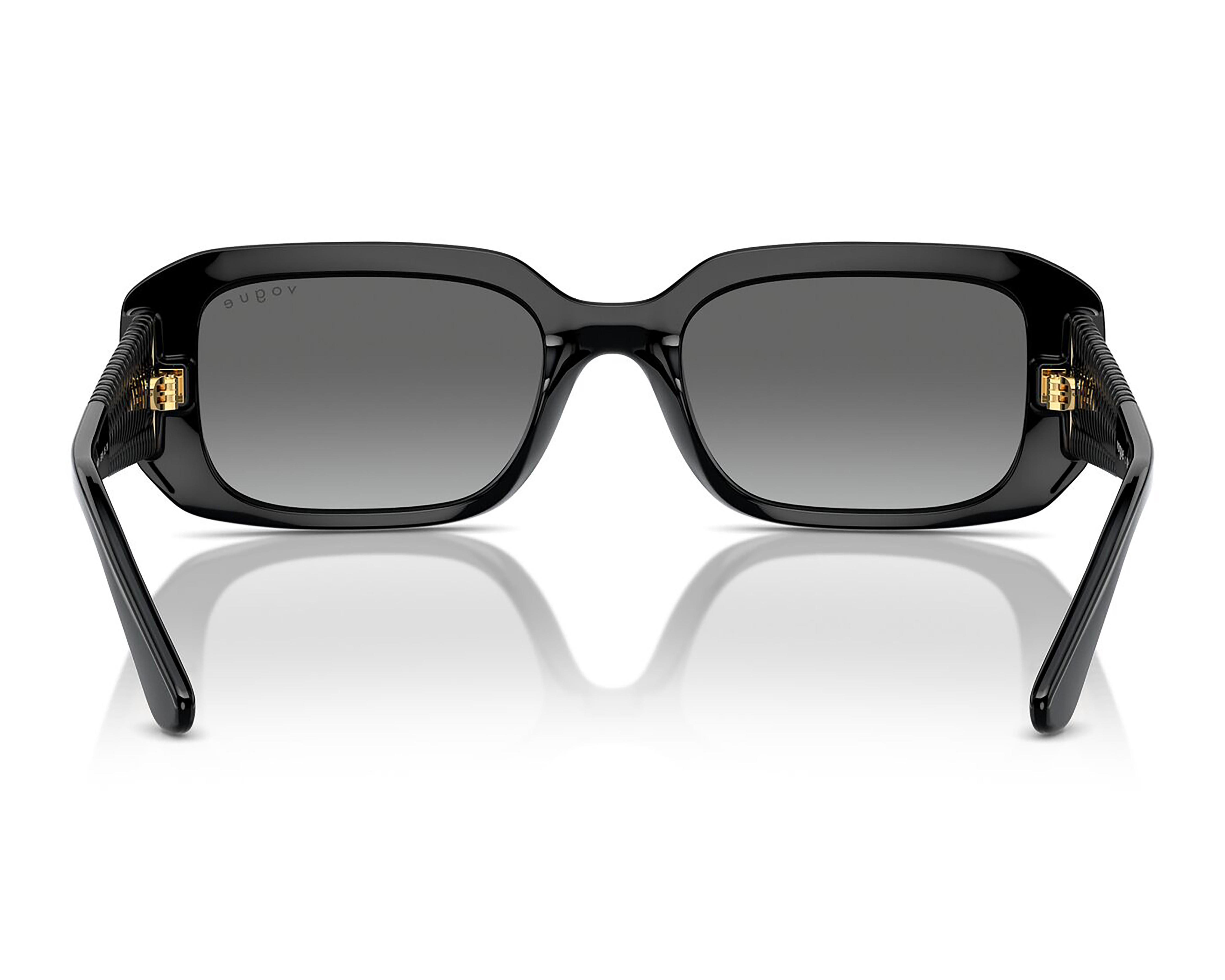 Foto 4 pulgar | Lentes de Sol para Mujer Vogue Rectangulares Negros