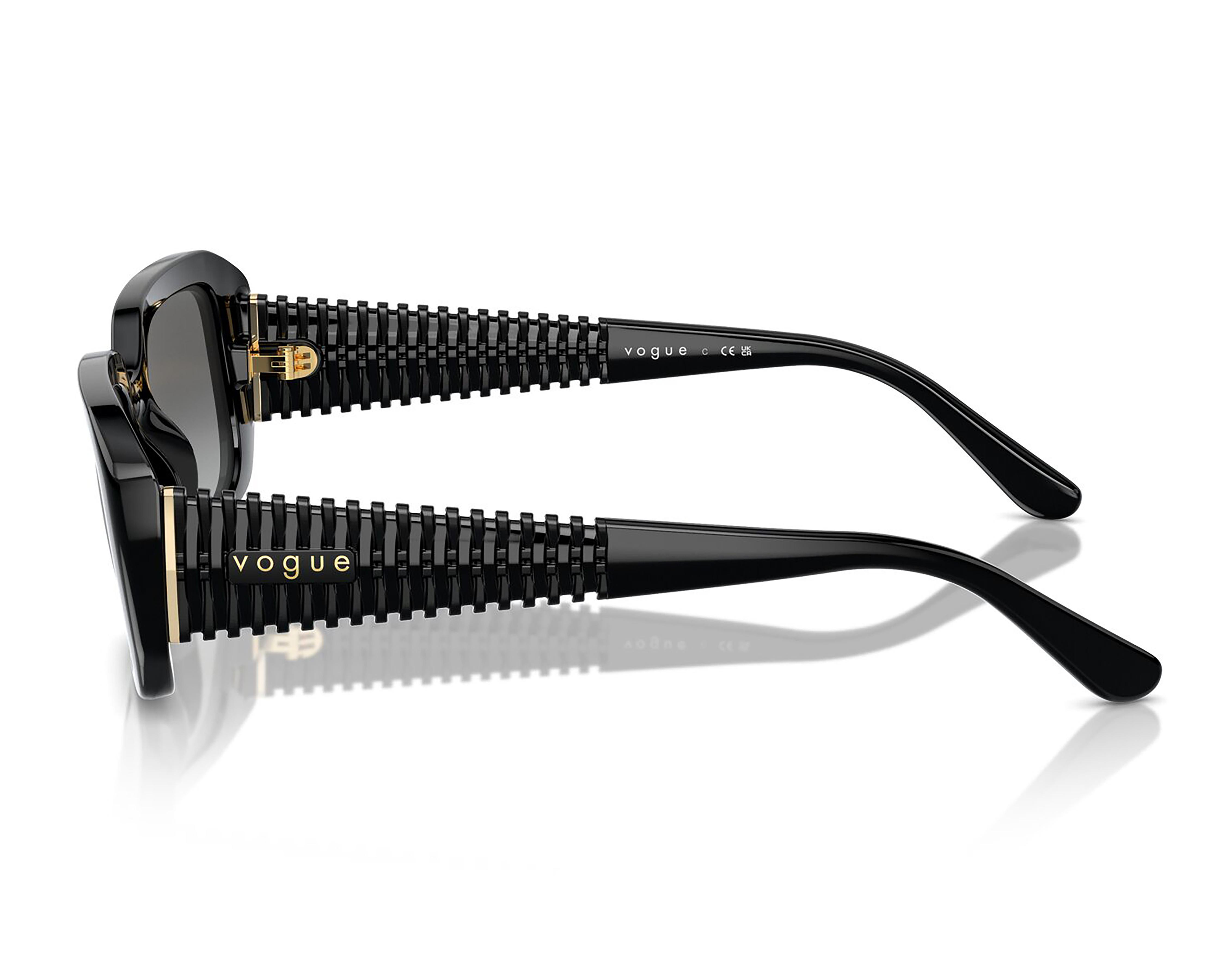 Foto 4 | Lentes de Sol para Mujer Vogue Rectangulares Negros