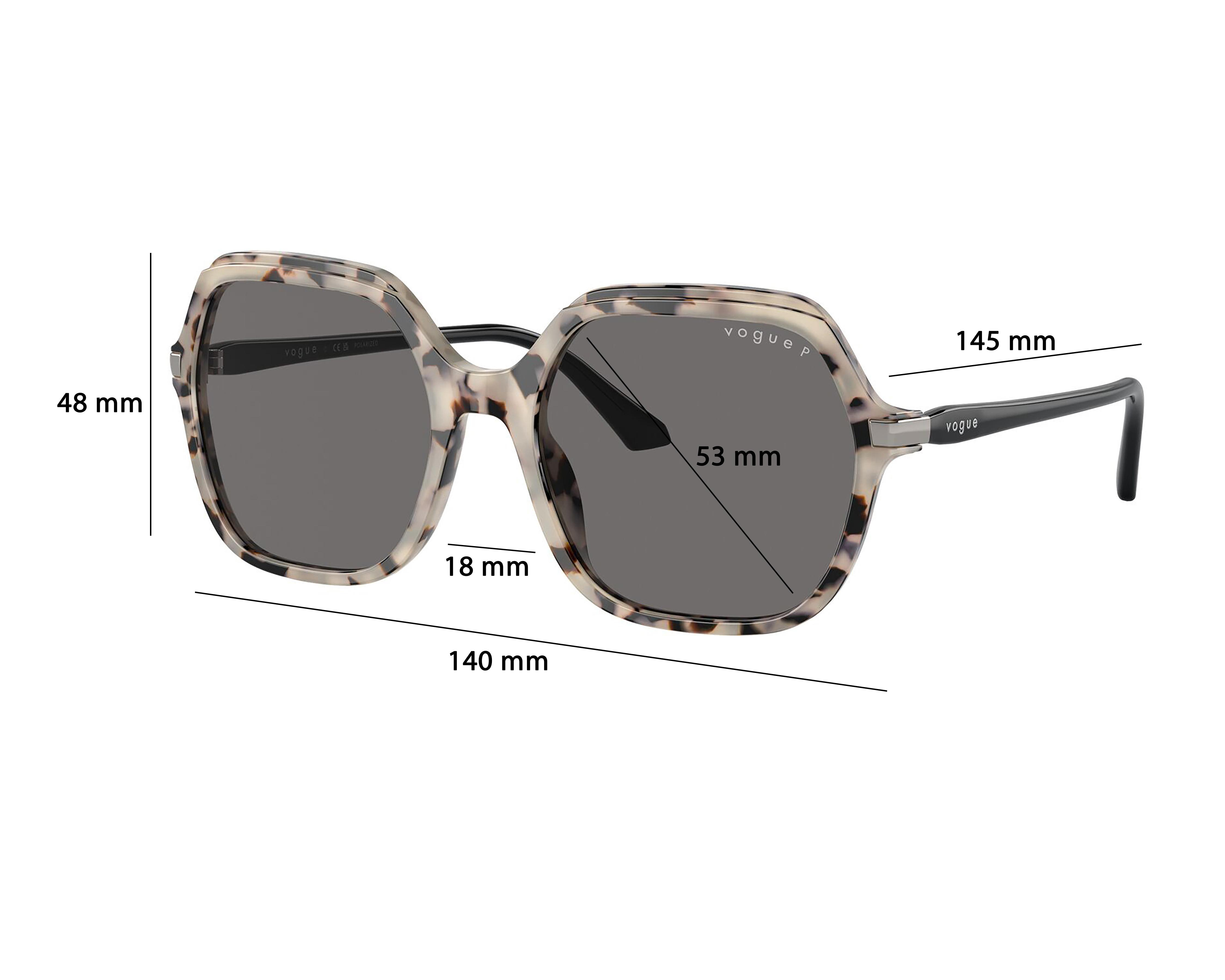 Foto 7 pulgar | Lentes de Sol para Mujer Vogue Cuadrados Ivory