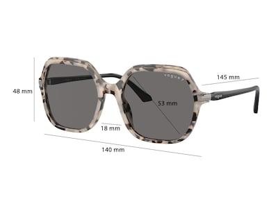 Foto 6 | Lentes de Sol para Mujer Vogue Cuadrados Ivory