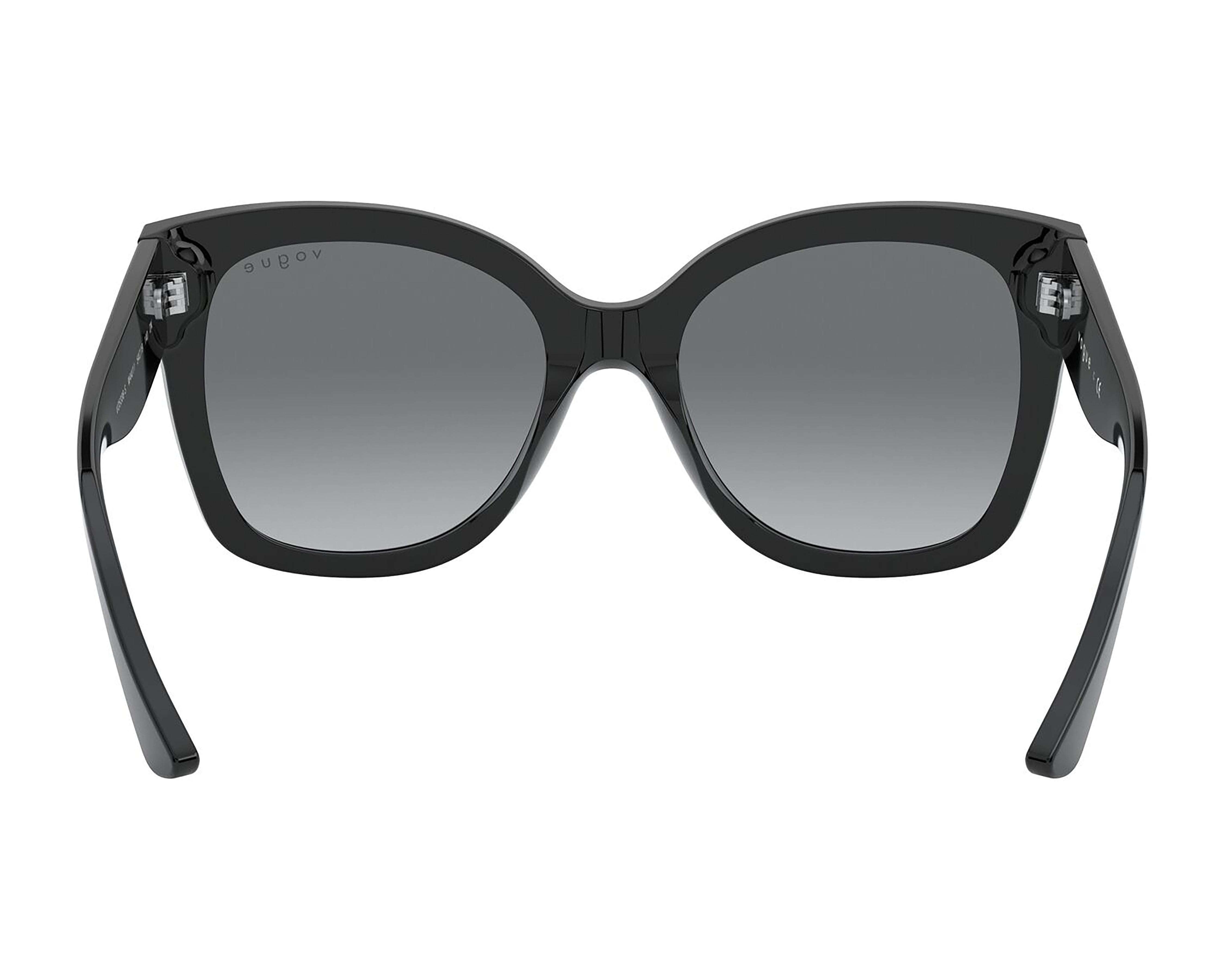 Foto 4 pulgar | Lentes de Sol para Mujer Vogue Redondos Negro