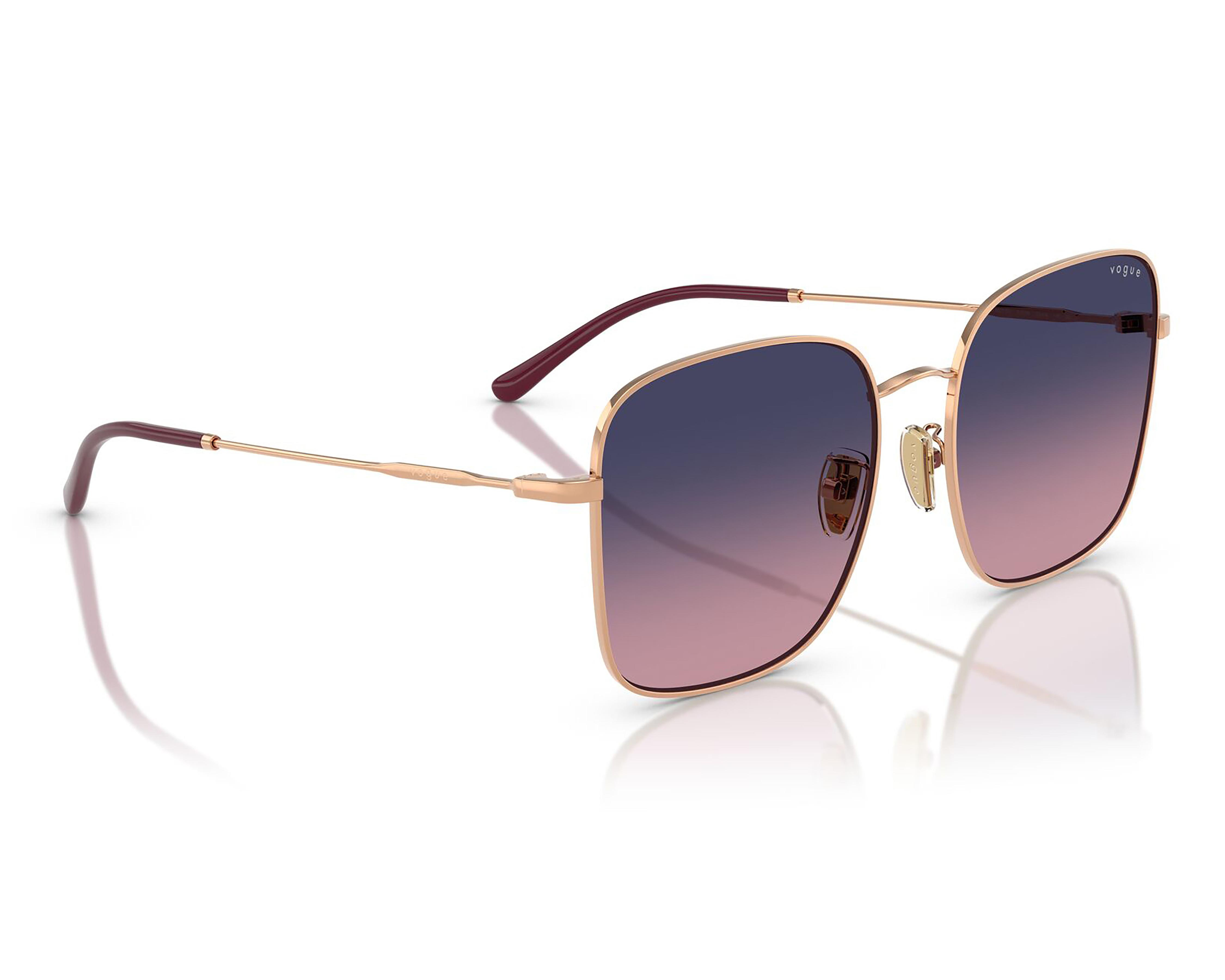 Foto 2 pulgar | Lentes de Sol para Mujer Vogue Cuadrados Dorados