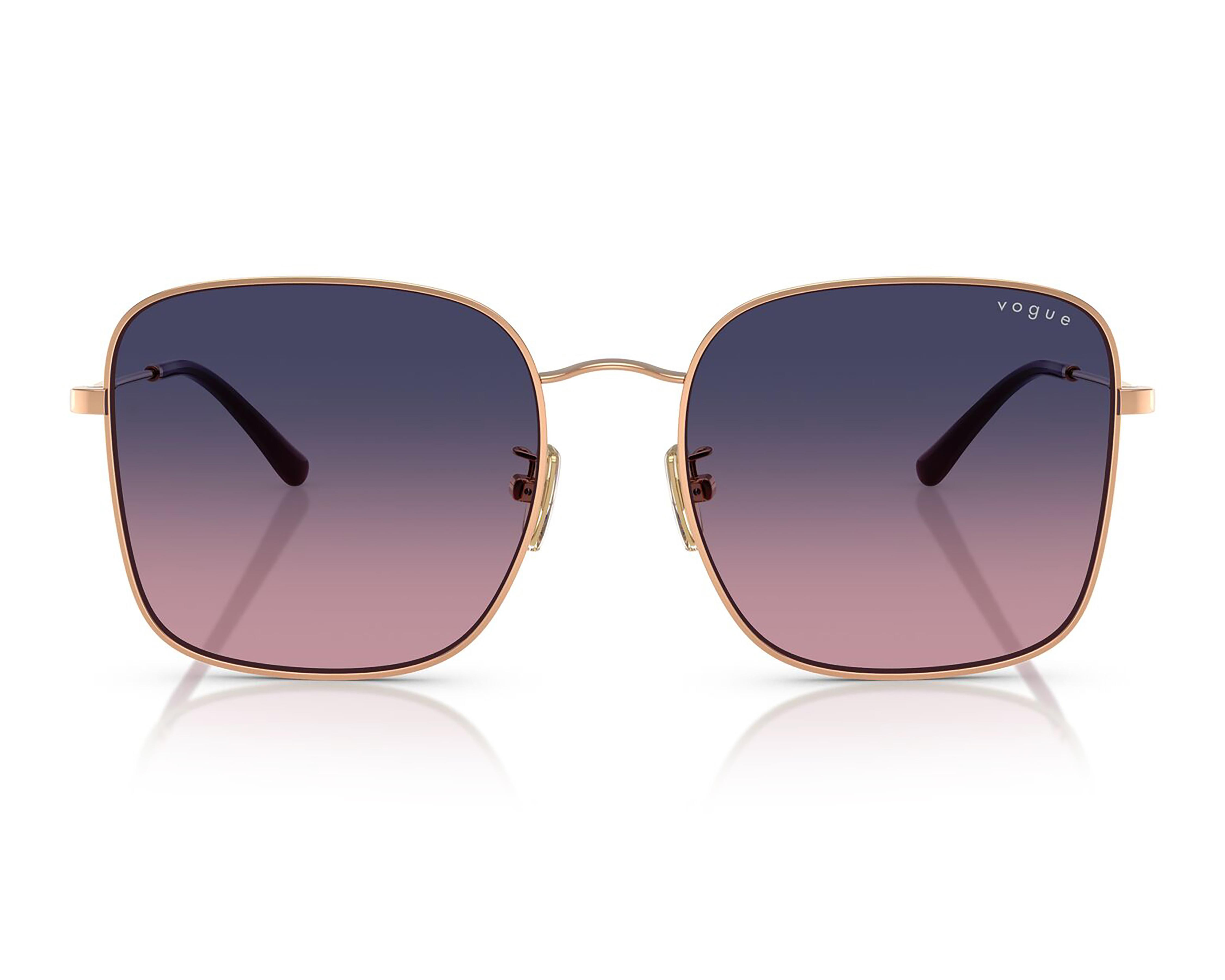 Foto 3 pulgar | Lentes de Sol para Mujer Vogue Cuadrados Dorados