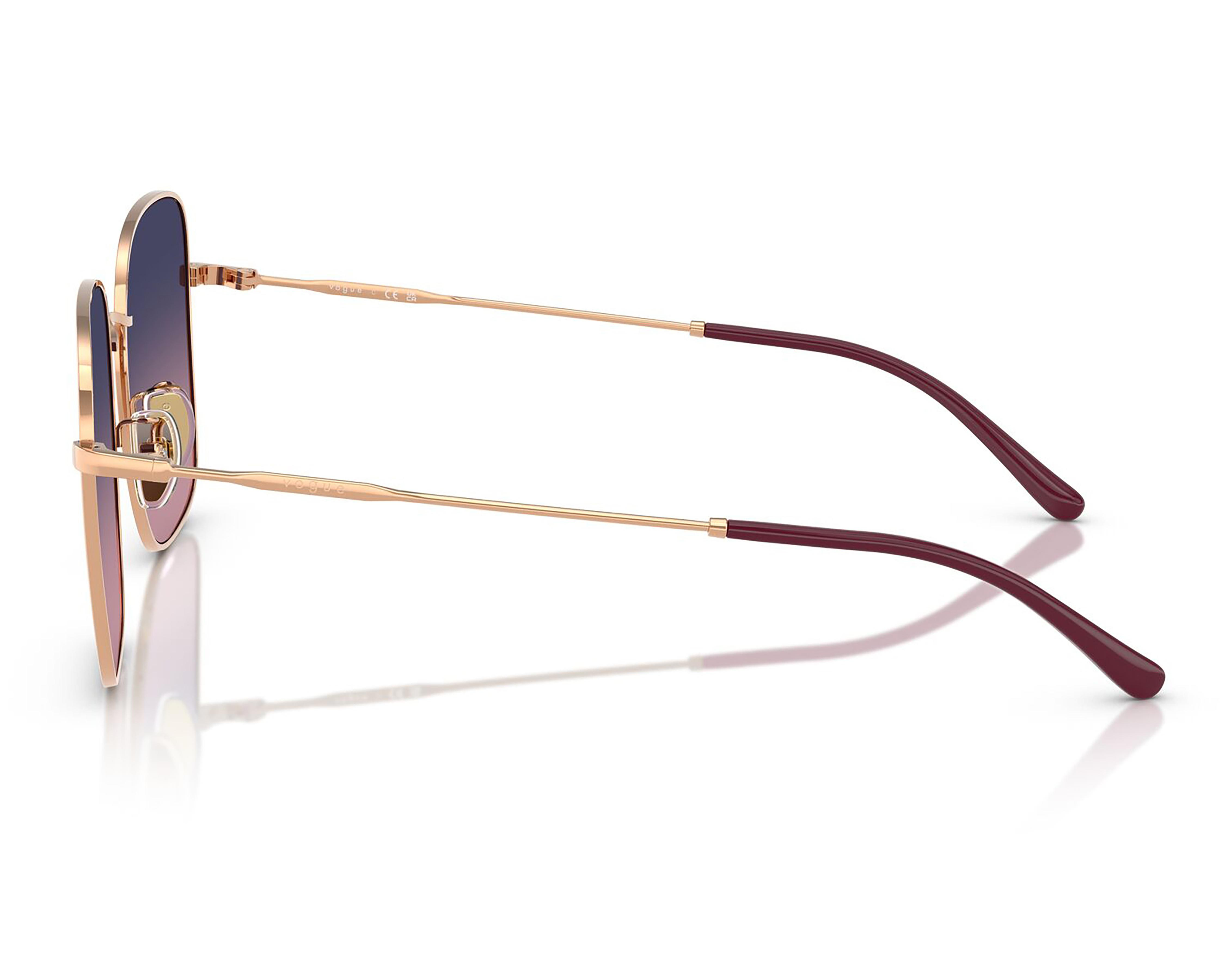 Foto 5 pulgar | Lentes de Sol para Mujer Vogue Cuadrados Dorados