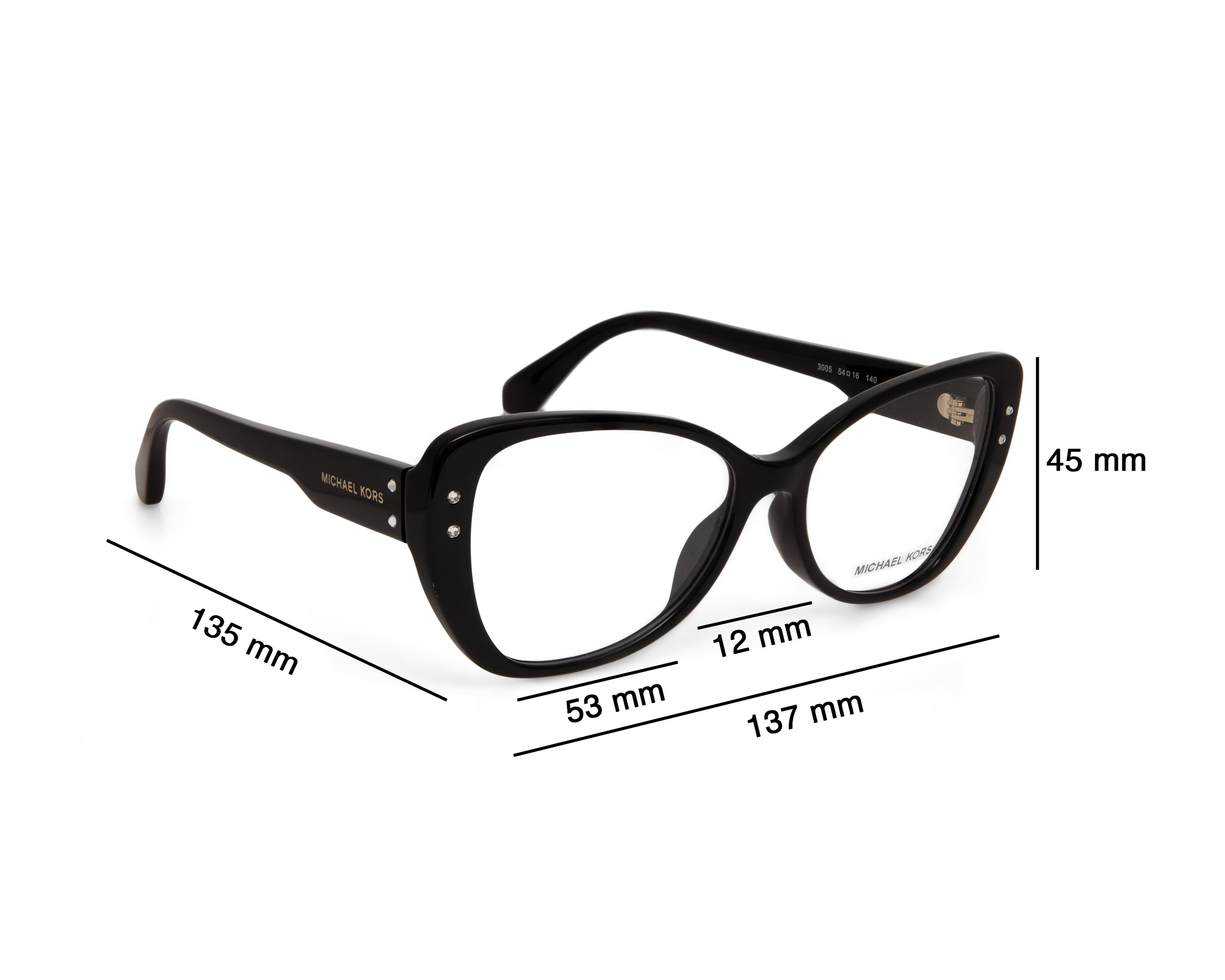 Foto 7 pulgar | Armazón Oftalmológico para Mujer Michael Kors Mariposa Negro