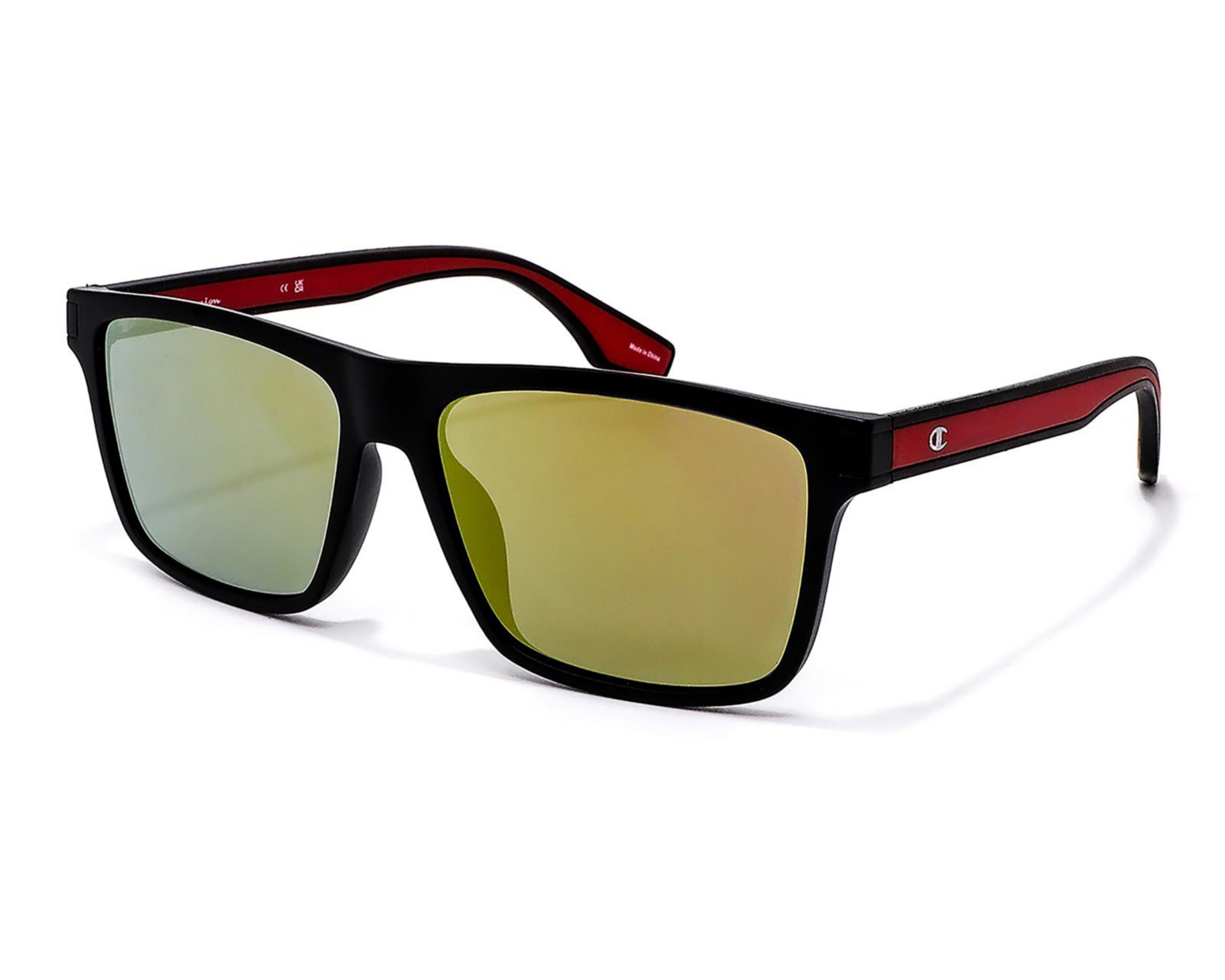 Foto 5 pulgar | Lentes de Sol para Hombre Champion Cuadrados Negros