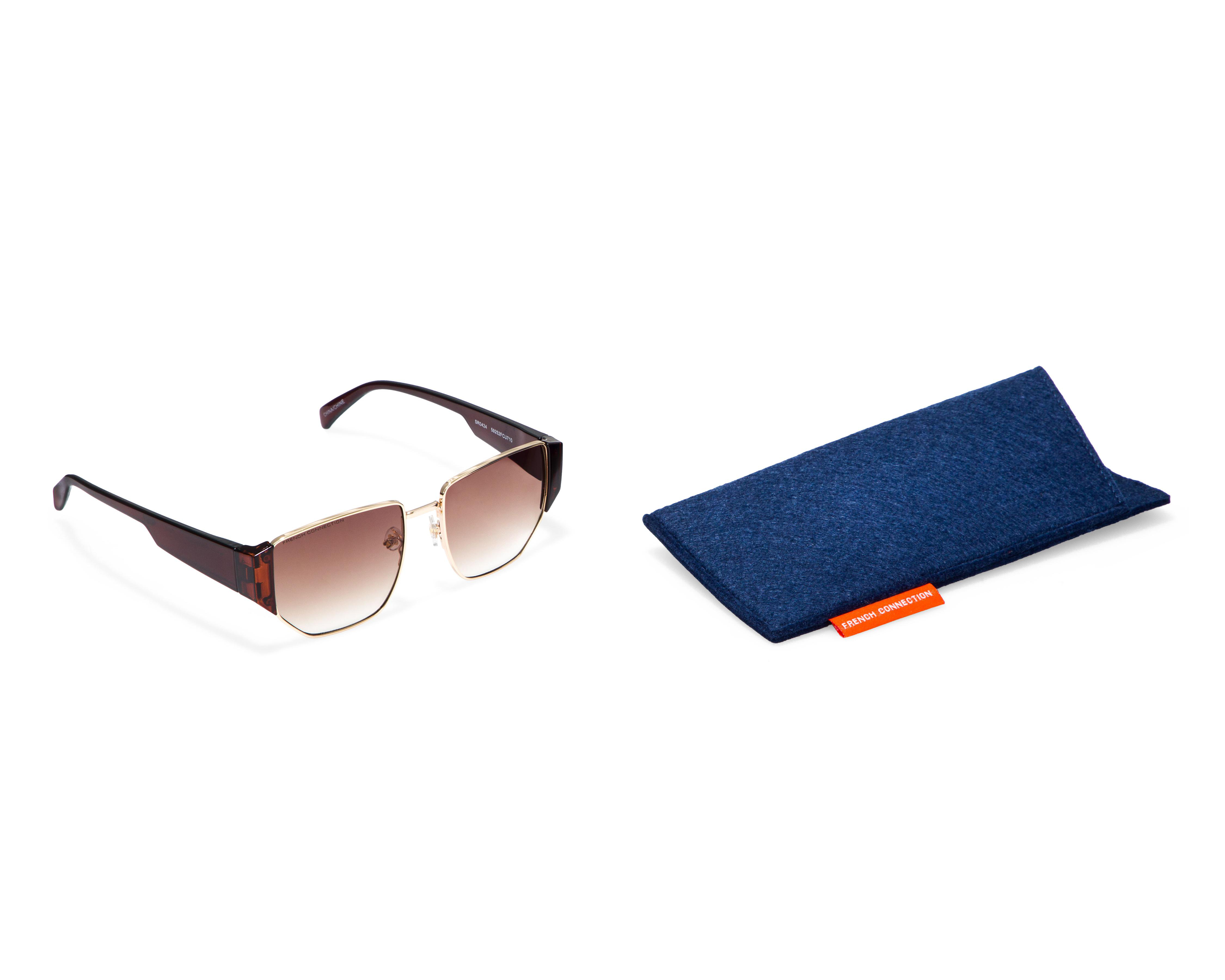Foto 6 pulgar | Lentes de Sol para Mujer French Connection Tea Cup 59252FCU710 Dorado