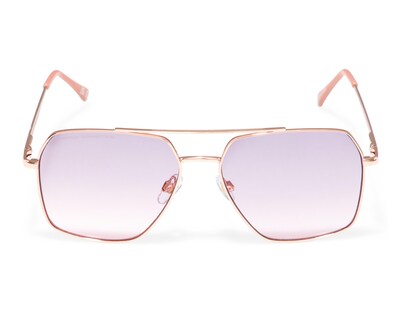 Foto 2 | Lentes de Sol para Mujer French Connection Aviador Oro Rosa