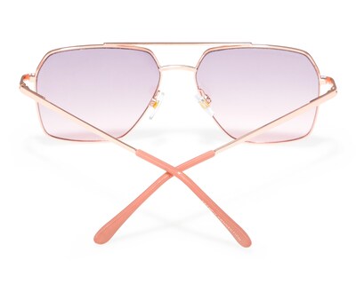 Foto 3 | Lentes de Sol para Mujer French Connection Aviador Oro Rosa