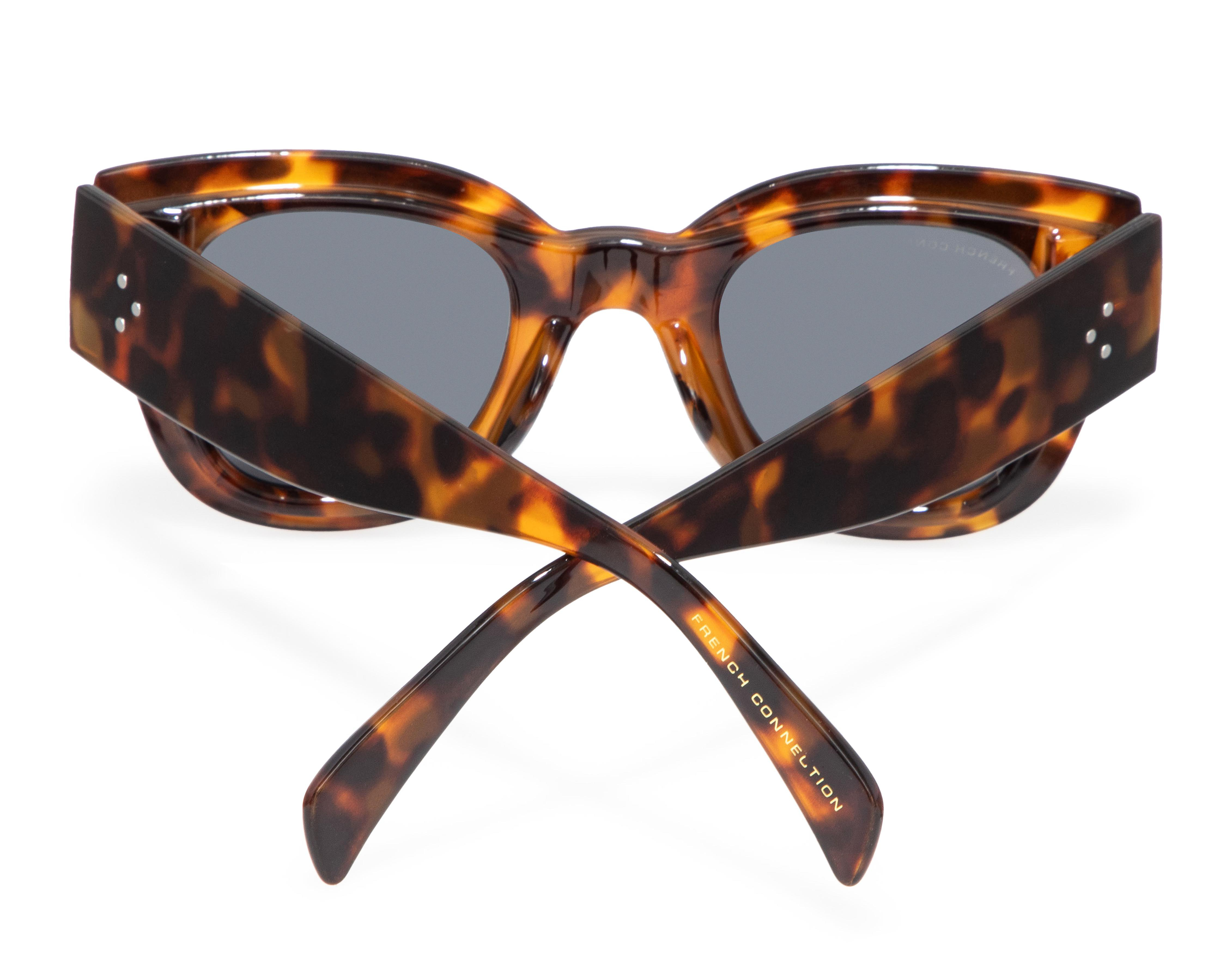 Foto 4 pulgar | Lentes de Sol para Mujer French Connection Redondos Café