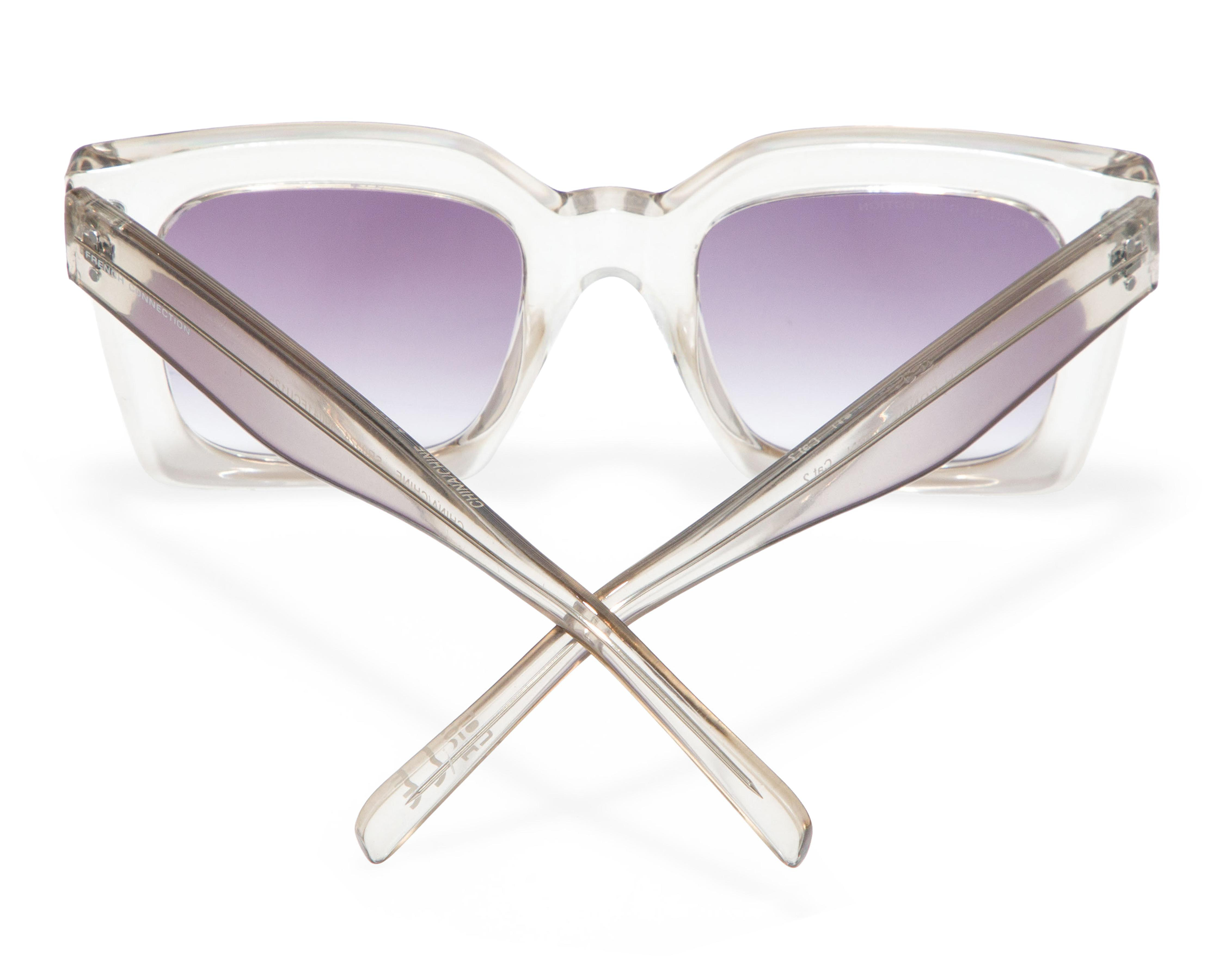 Foto 4 pulgar | Lentes de Sol para Mujer French Connection Cuadrados Cristal