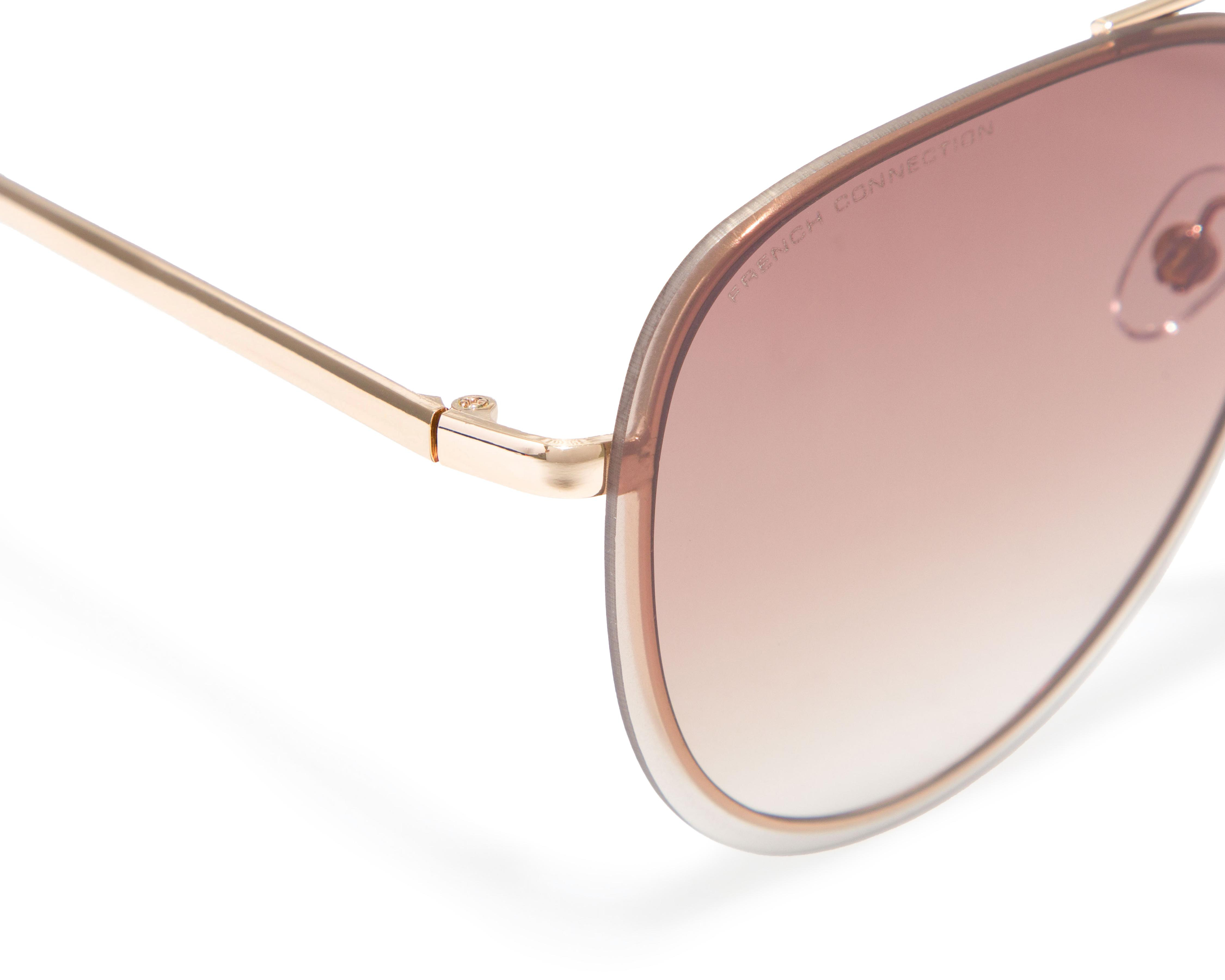 Foto 4 | Lentes de Sol para Mujer French Connection Aviador 52198FCUBRN Dorado