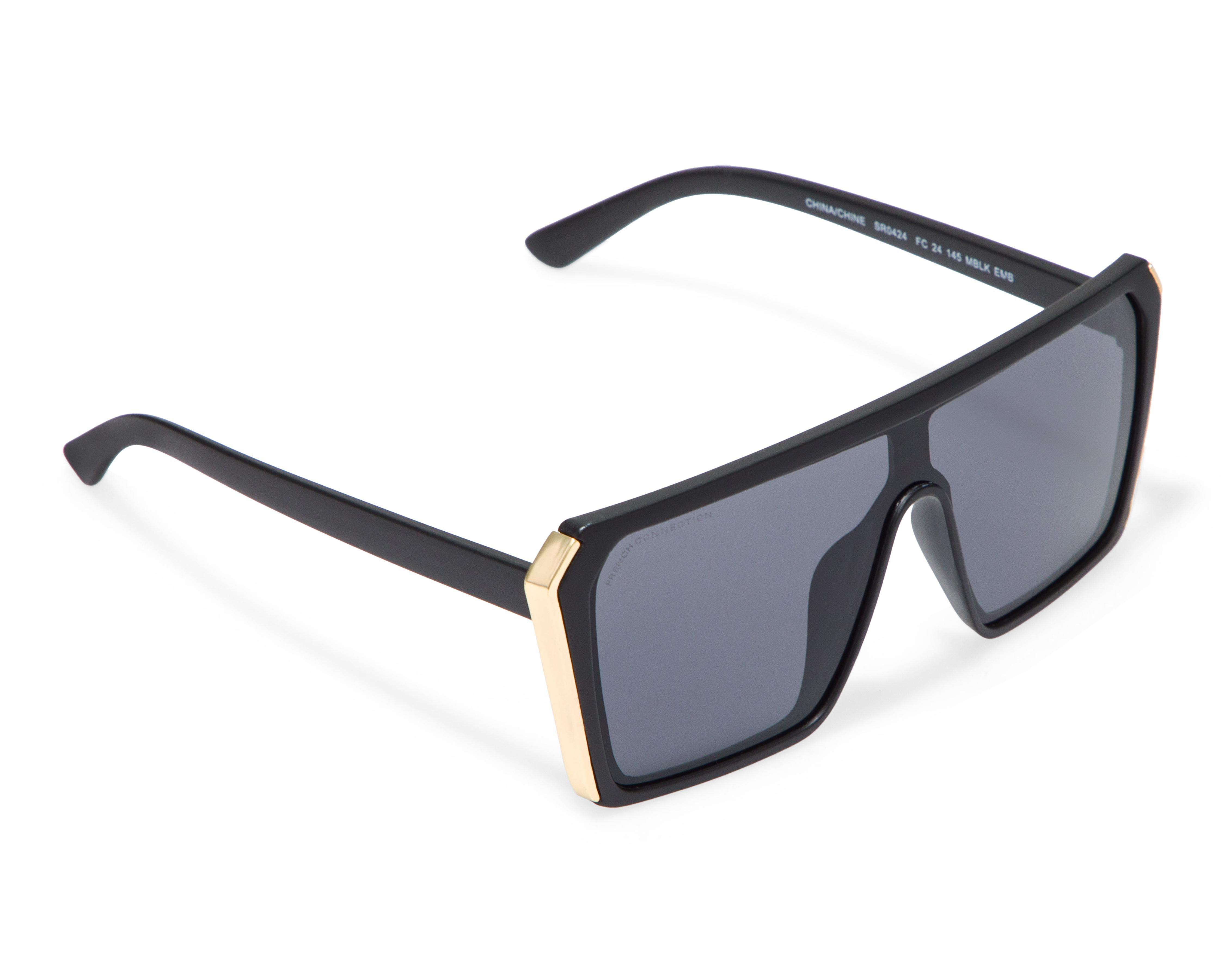 Lentes de Sol para Mujer French Connection Shield FC 24 145 MBLK Negros