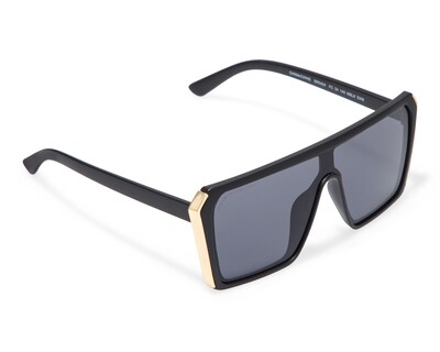 Foto 1 | Lentes de Sol para Mujer French Connection Shield FC 24 145 MBLK Negros