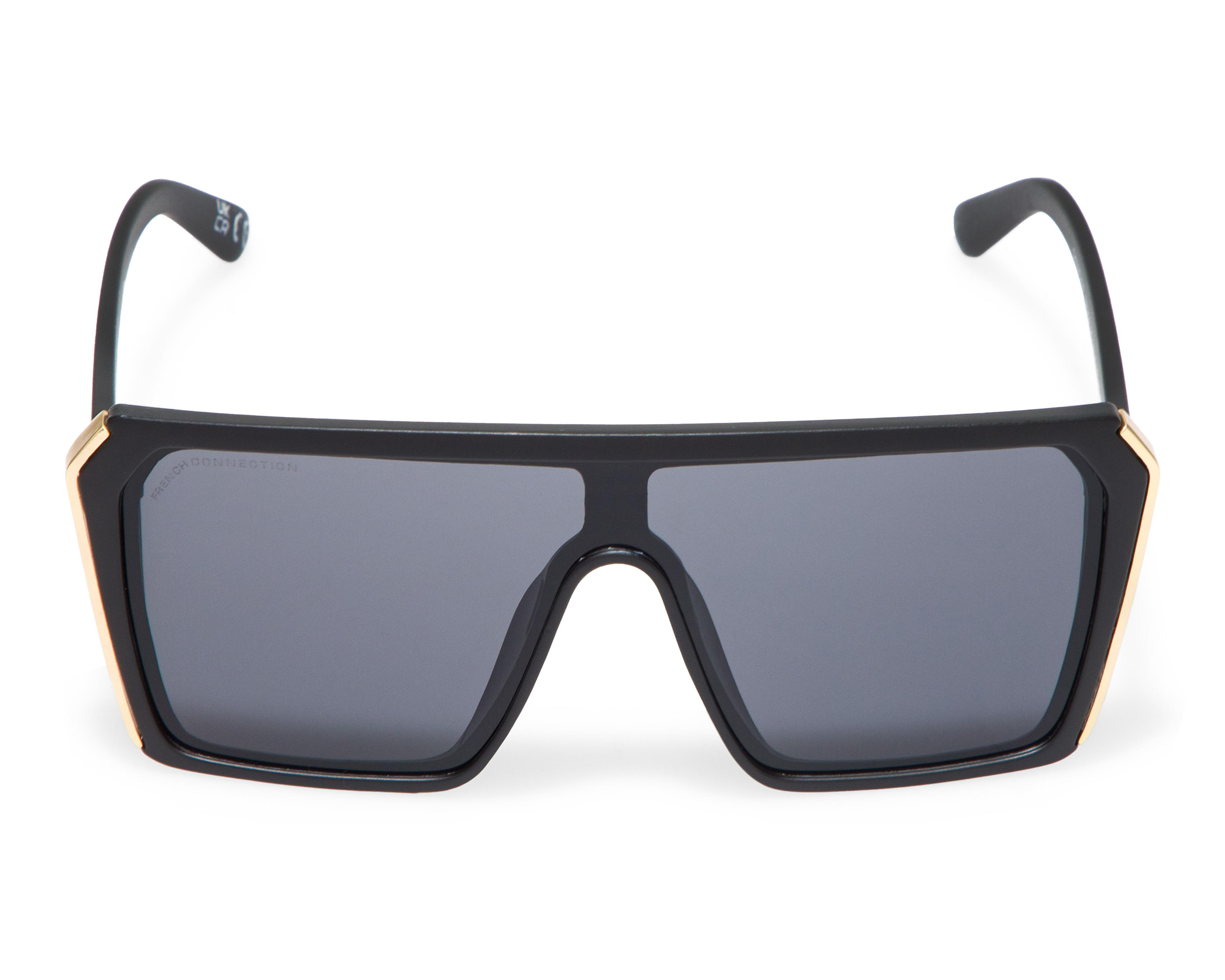 Foto 3 pulgar | Lentes de Sol para Mujer French Connection Shield FC 24 145 MBLK Negros
