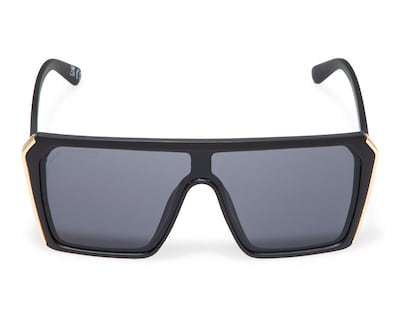 Foto 2 | Lentes de Sol para Mujer French Connection Shield FC 24 145 MBLK Negros