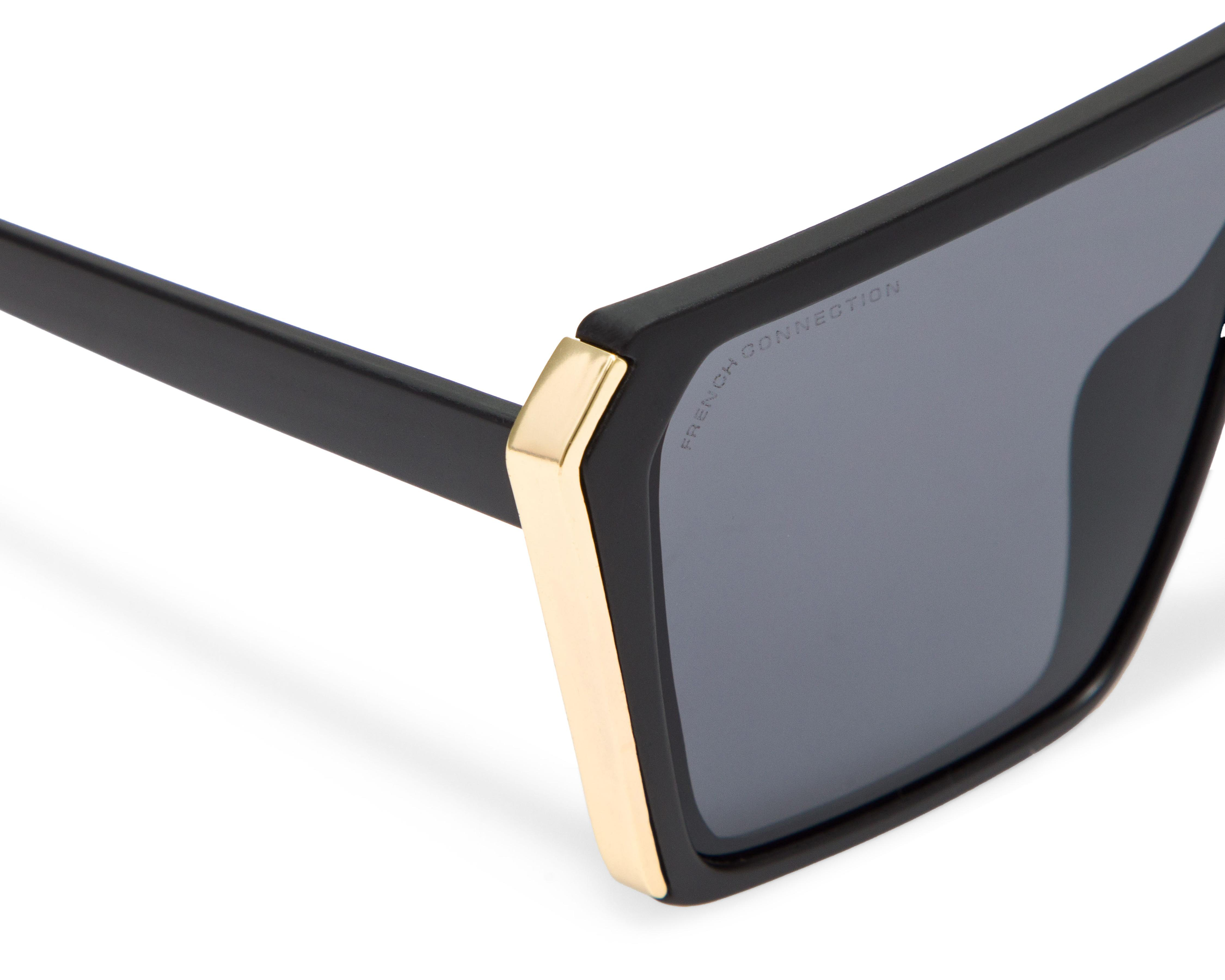 Foto 5 pulgar | Lentes de Sol para Mujer French Connection Shield FC 24 145 MBLK Negros