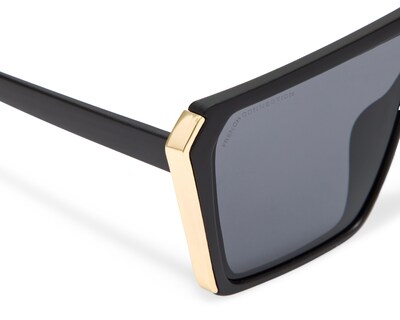 Foto 4 | Lentes de Sol para Mujer French Connection Shield FC 24 145 MBLK Negros