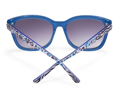 Foto 3 | Lentes de Sol para Mujer Bebe Rectangulares Azules